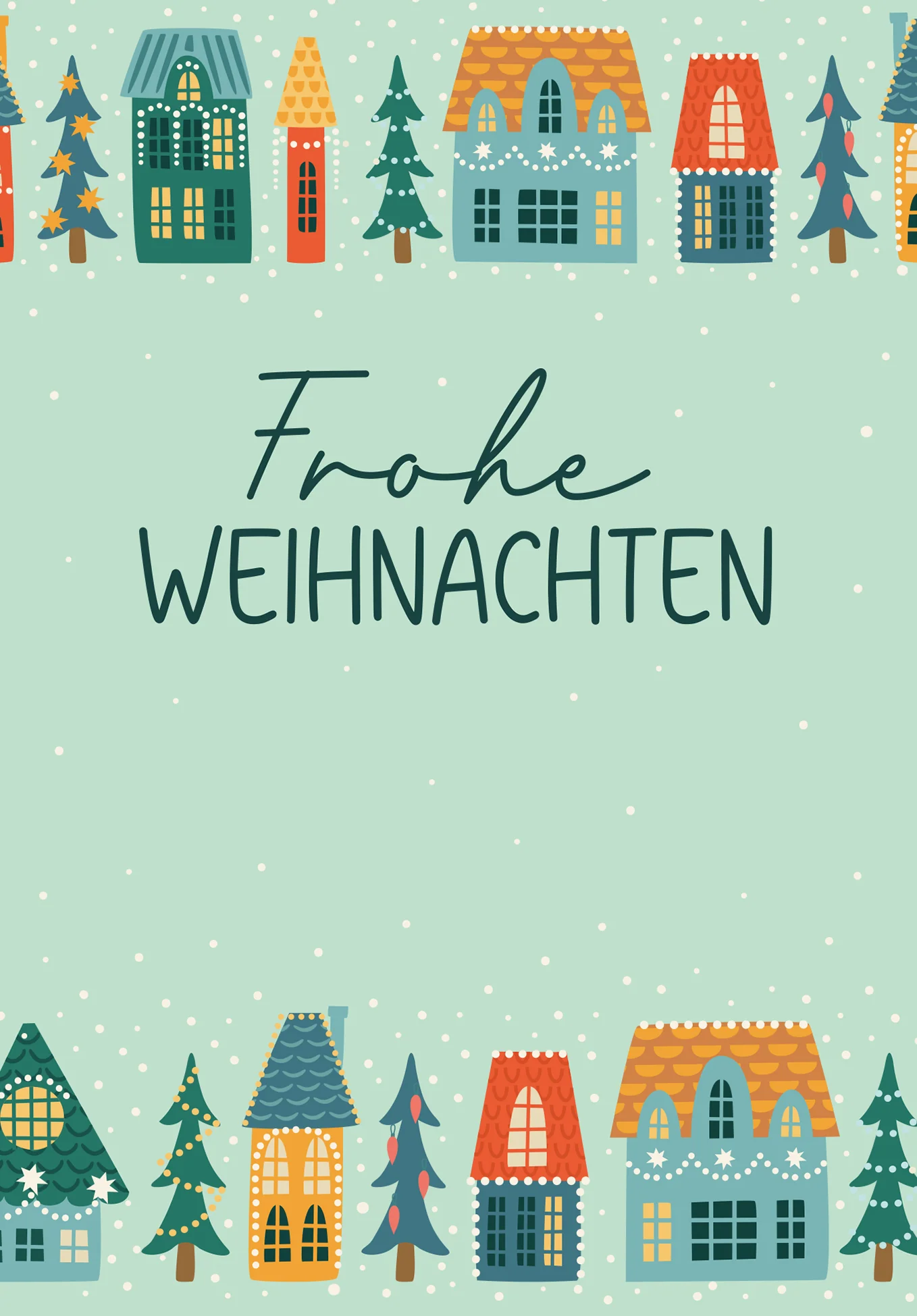 Frohe Weihnachten - Häuser PDF - Image 2