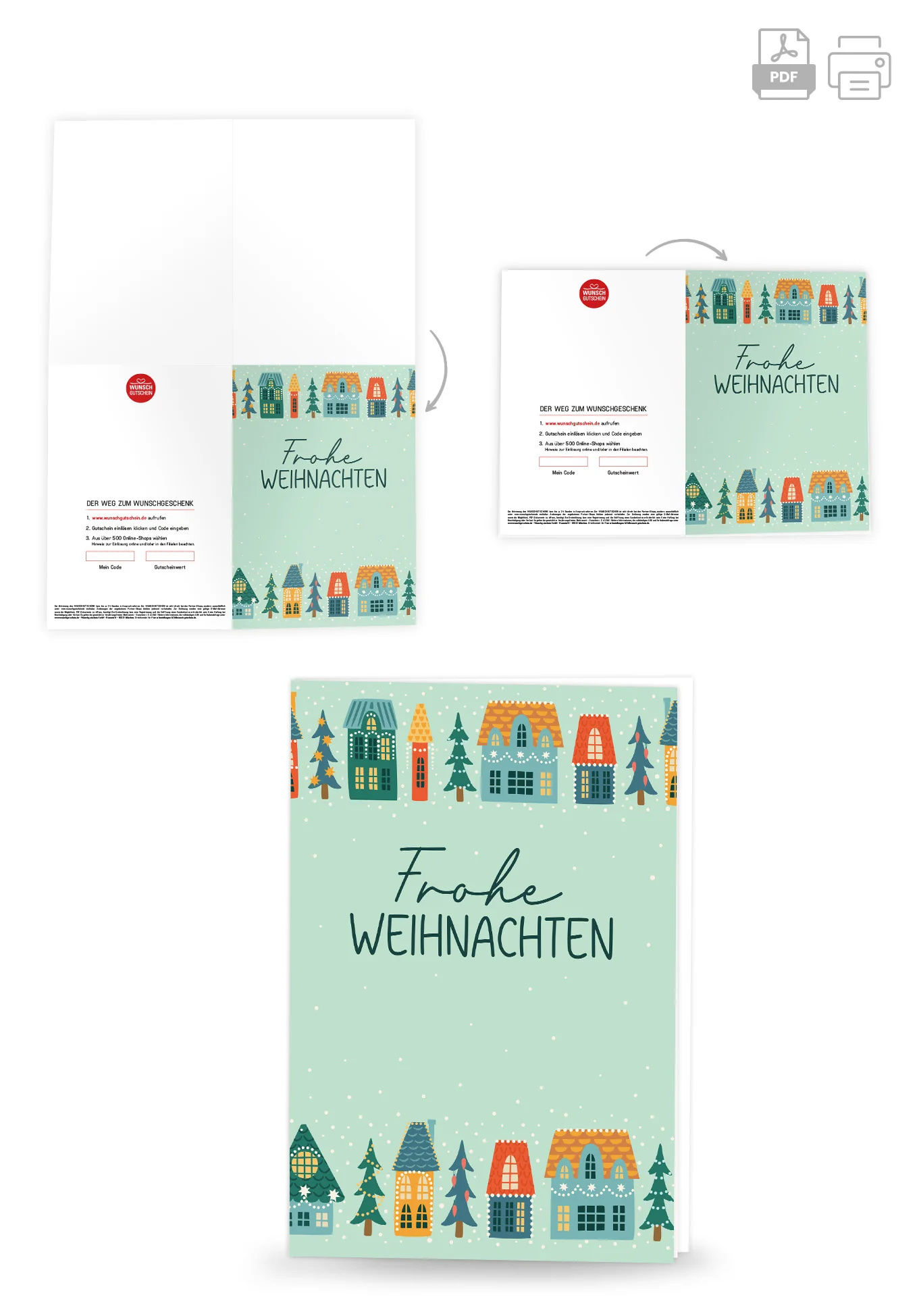 Frohe Weihnachten - Häuser PDF - Image 4