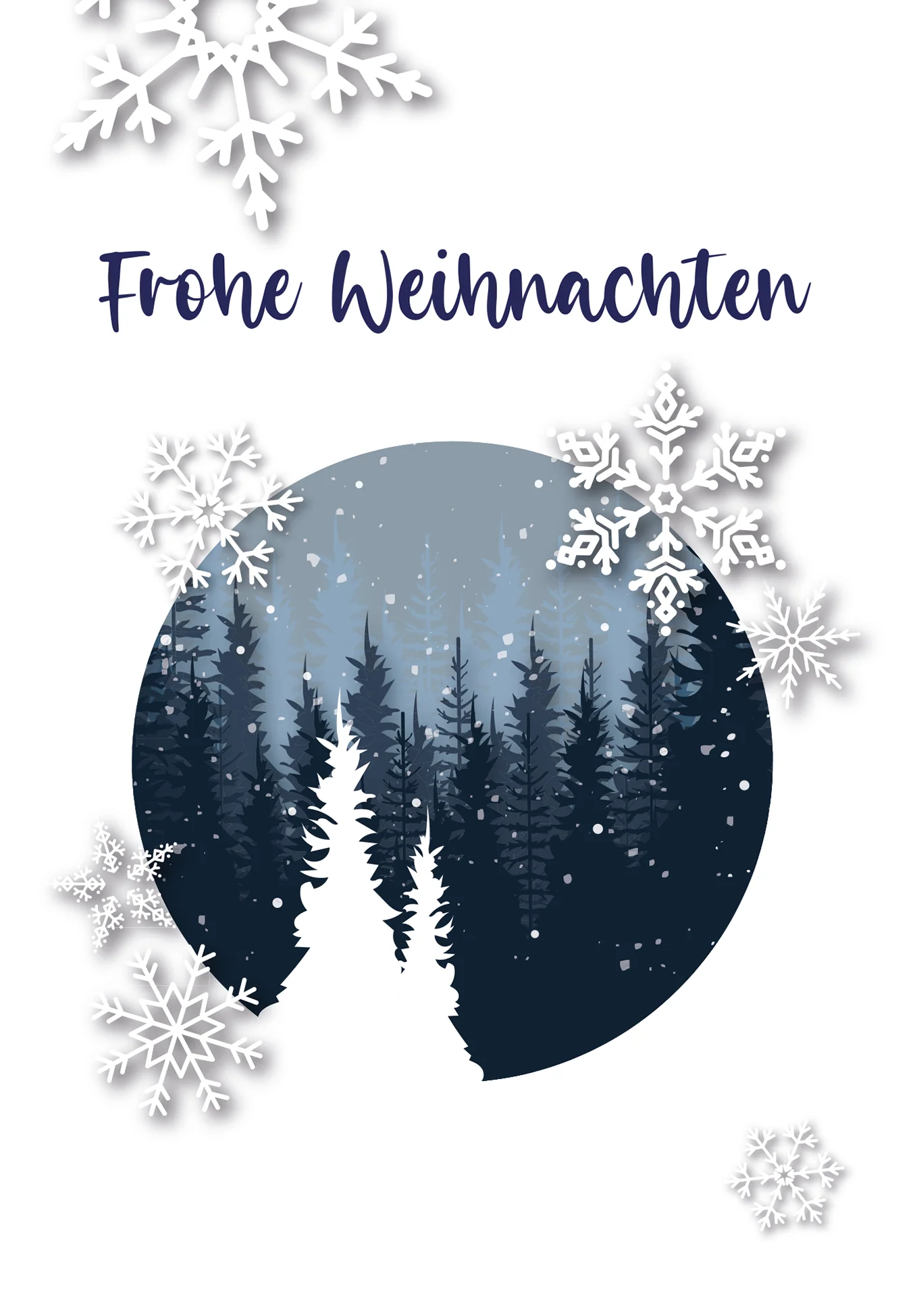 Frohe Weihnachten - Schneekugel PDF - Image 2