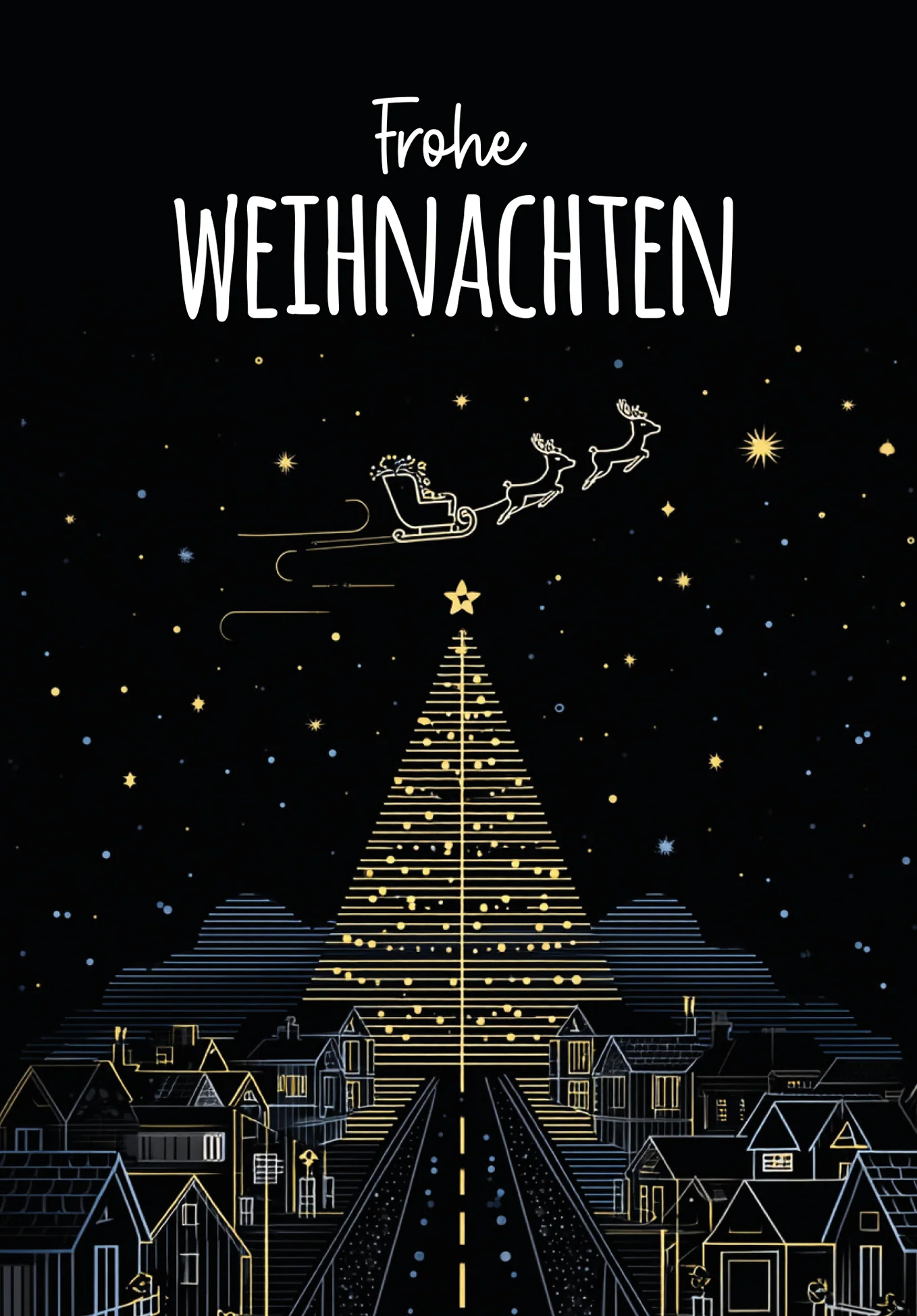 Frohe Weihnachten - Stadt Tannenbaum PDF - Image 2