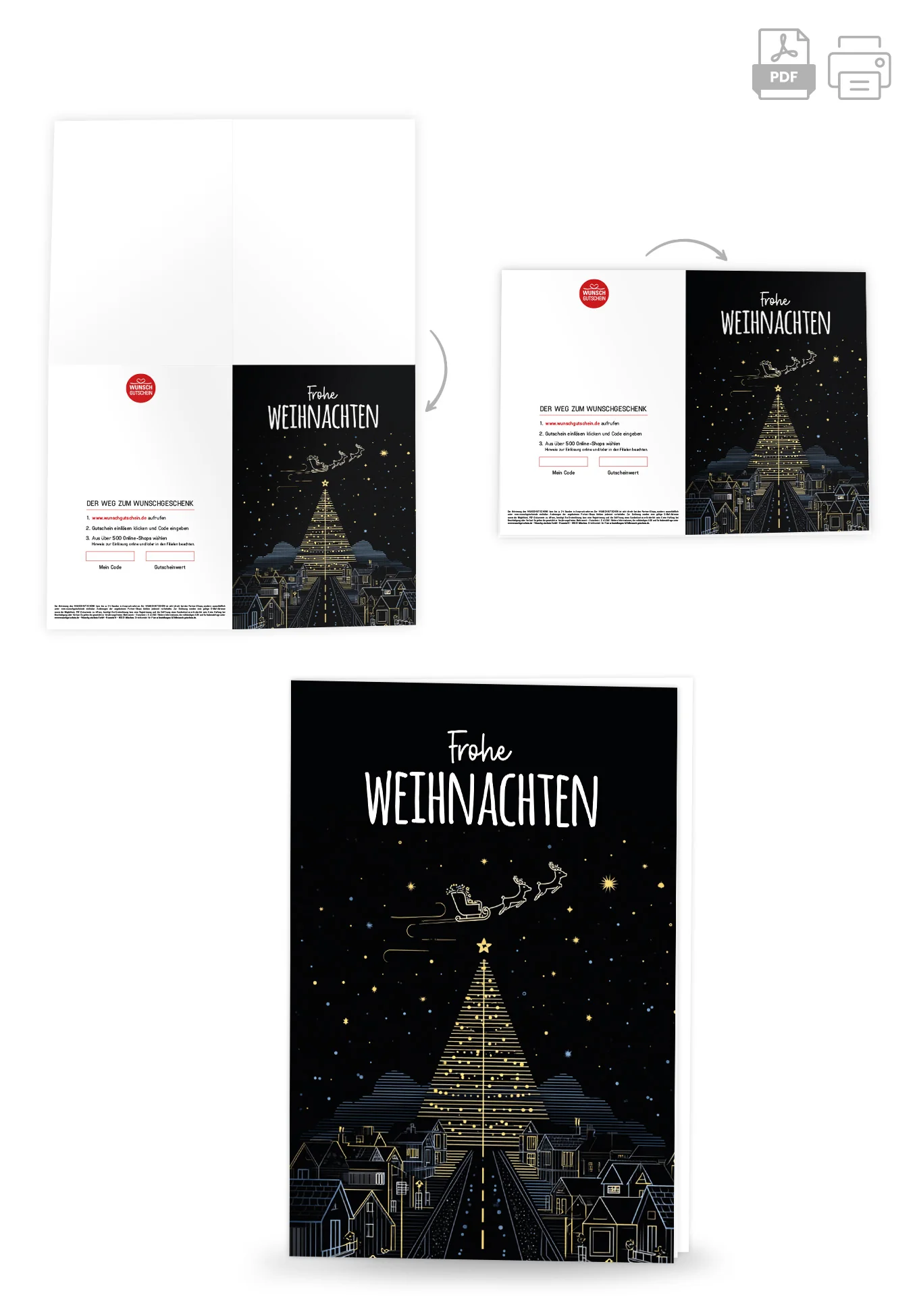 Frohe Weihnachten - Stadt Tannenbaum PDF - Image 4