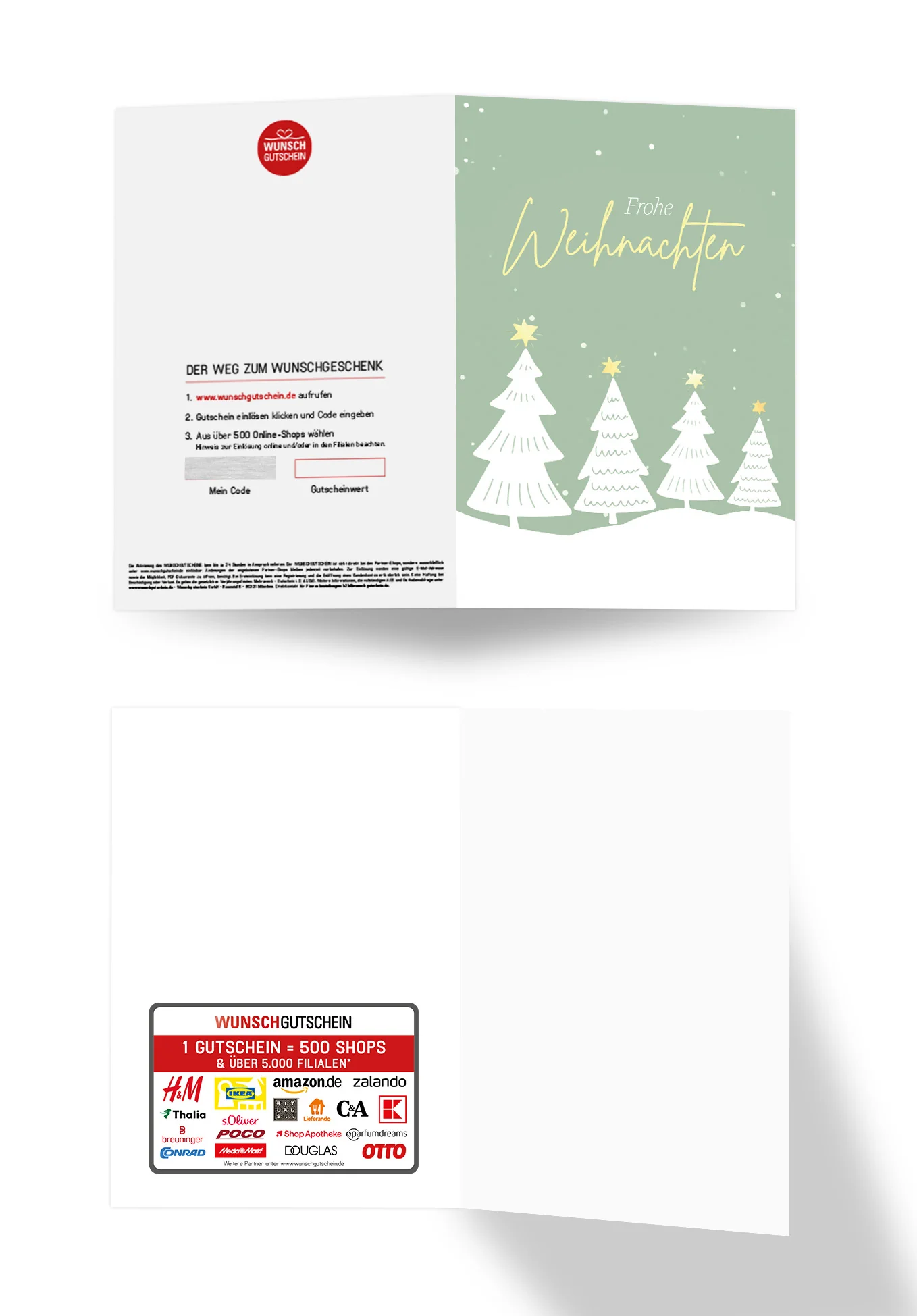 Frohe Weihnachten - Tannen Grün Gelb - Image 3