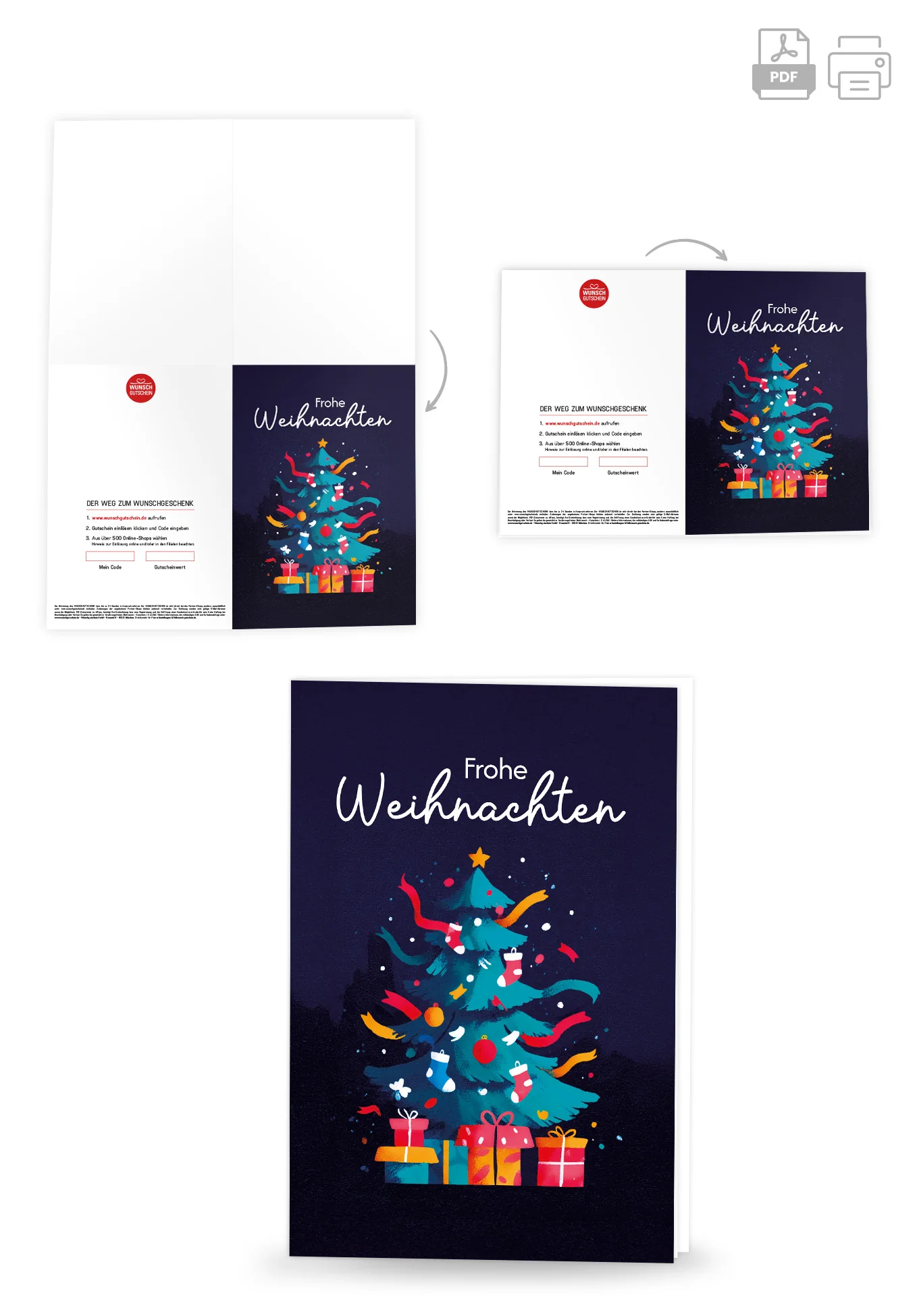 Frohe Weihnachten - Tannenbaum Bunt - Image 4