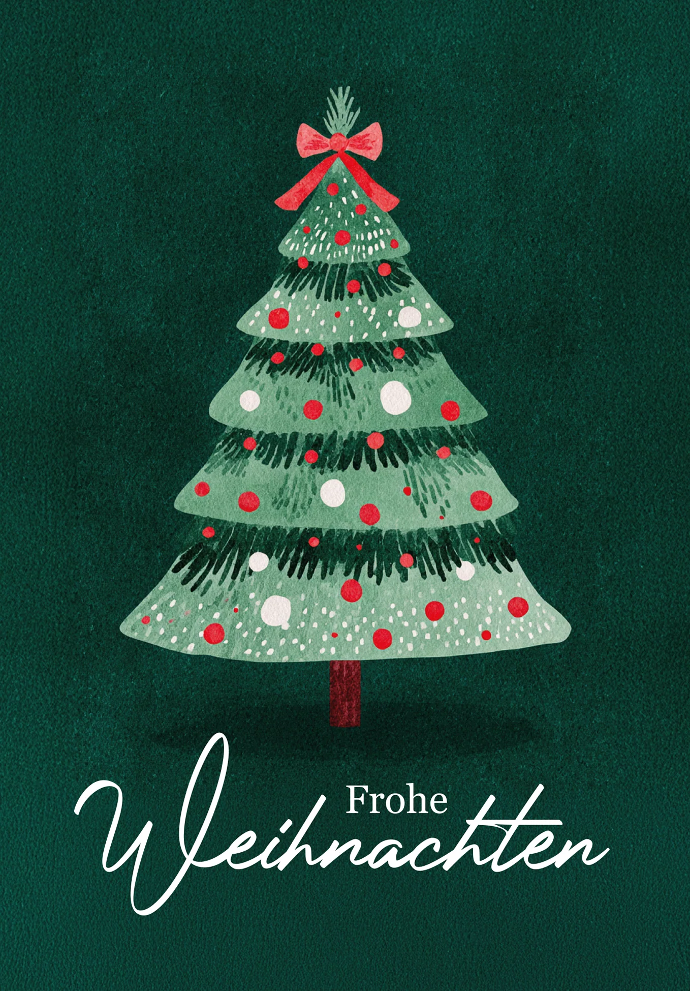 Frohe Weihnachten - Tannenbaum Grün PDF - Image 2