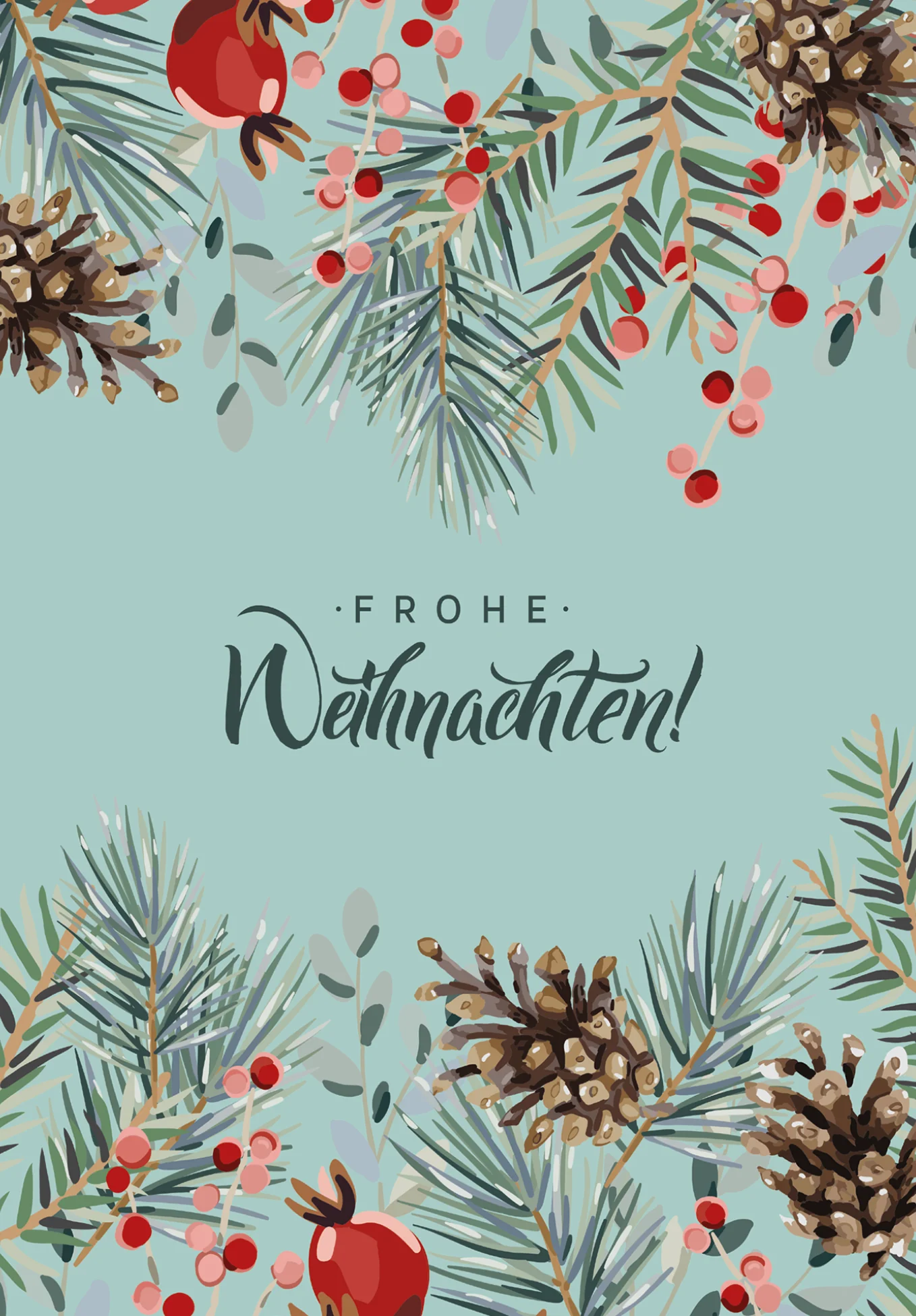 Frohe Weihnachten - Tannenzapfen - Image 2