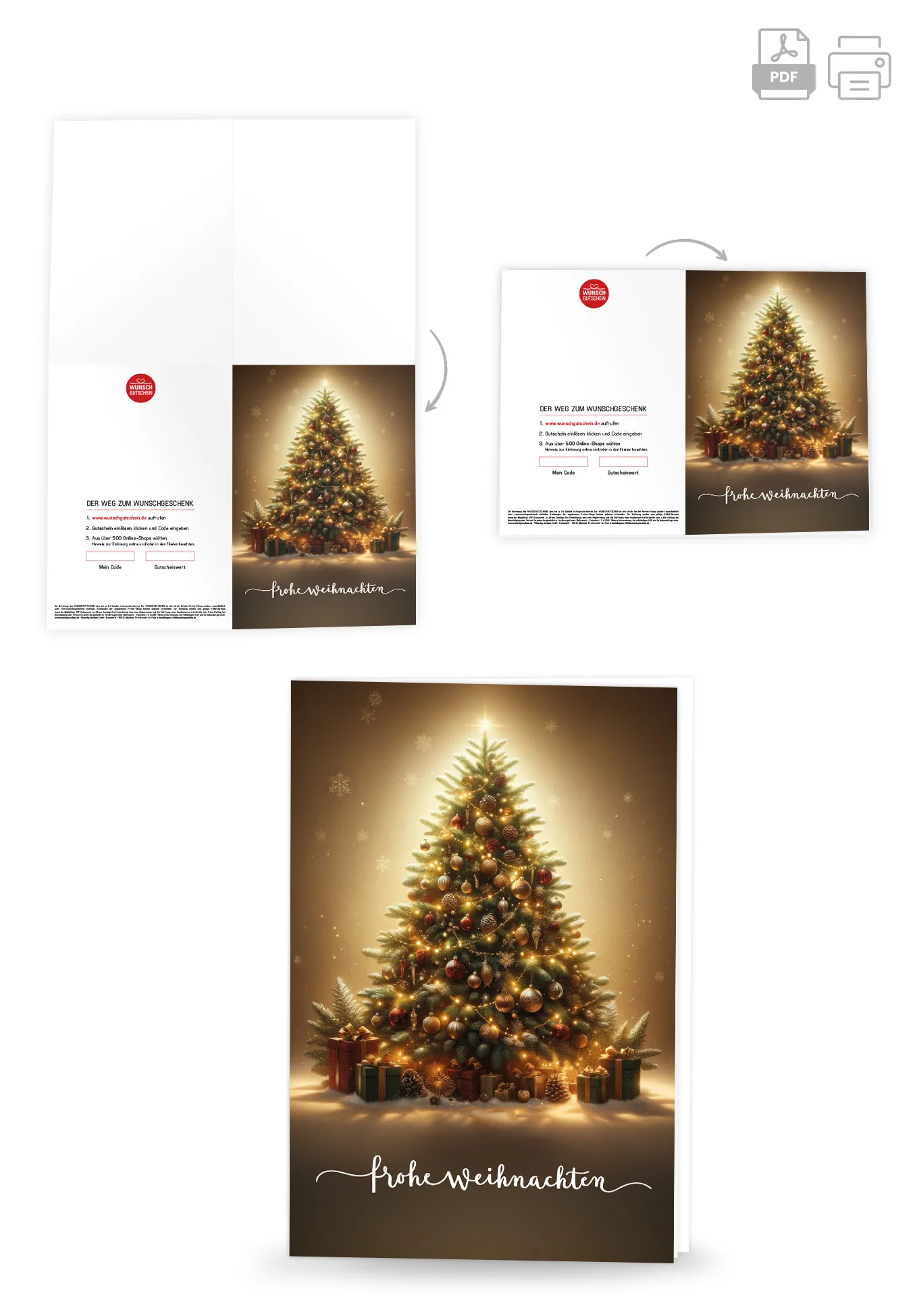 Frohe Weihnachten - Weihnachtsbaum PDF - Image 4