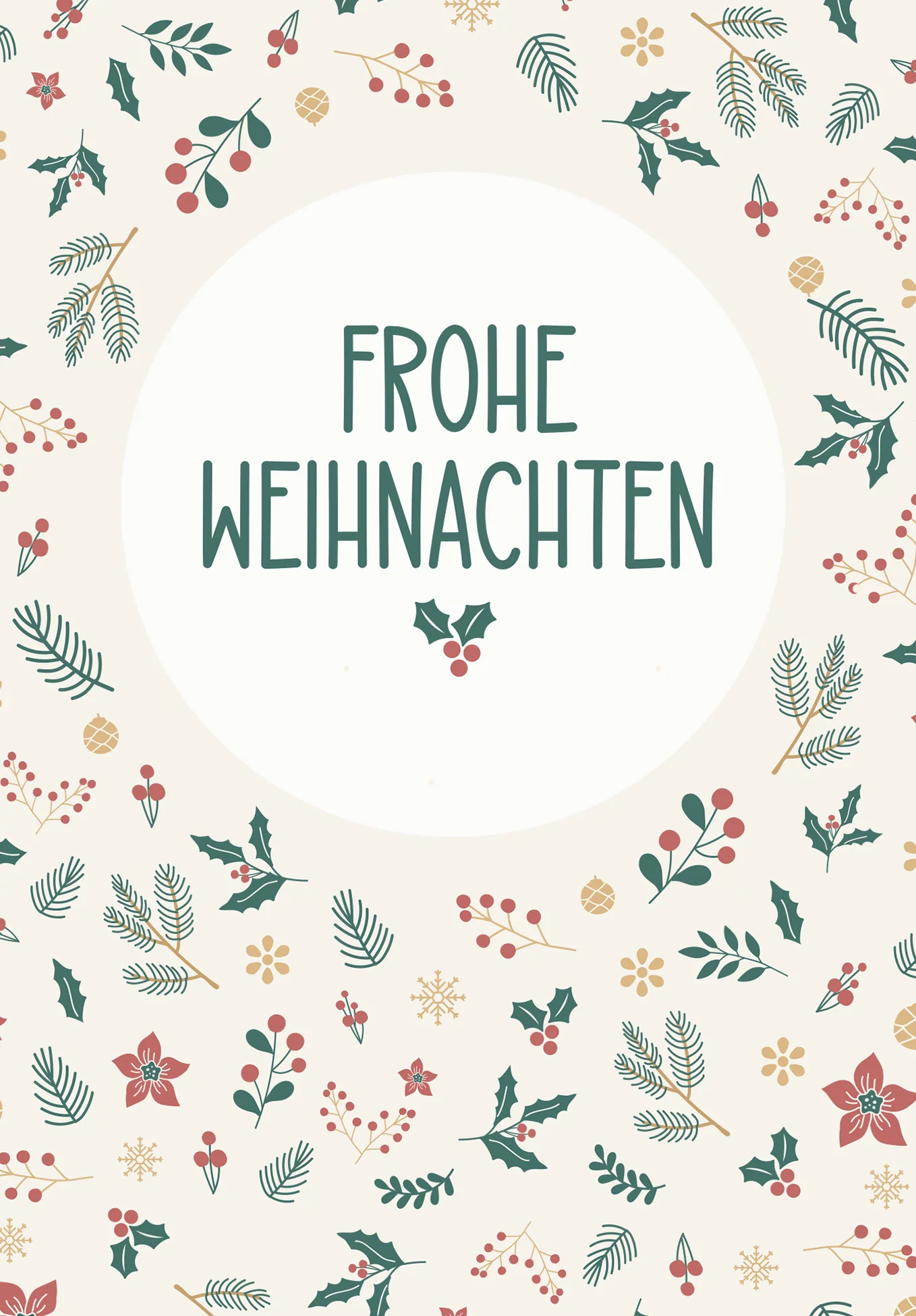 Frohe Weihnachten - Zweige PDF - Image 2