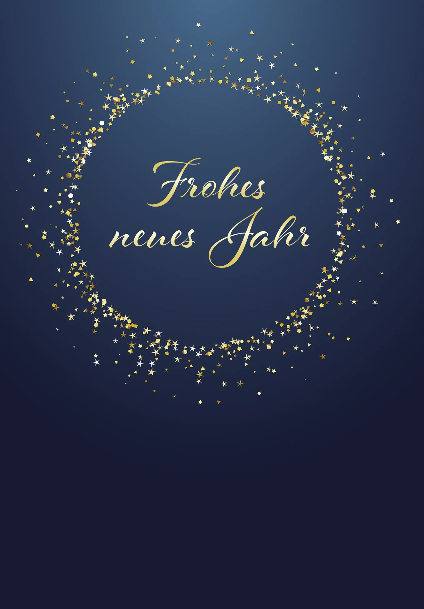 Frohes neues Jahr - Gold Blau - Image 2