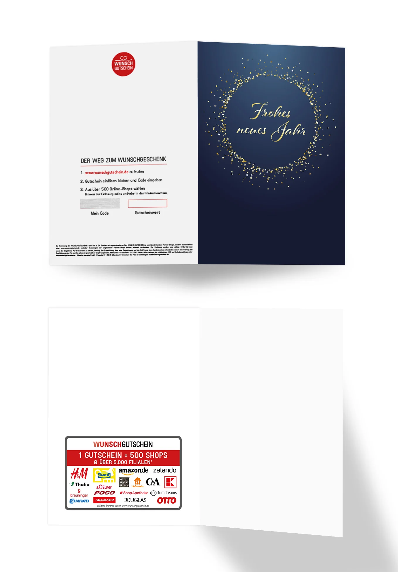 Frohes neues Jahr - Gold Blau - Image 3