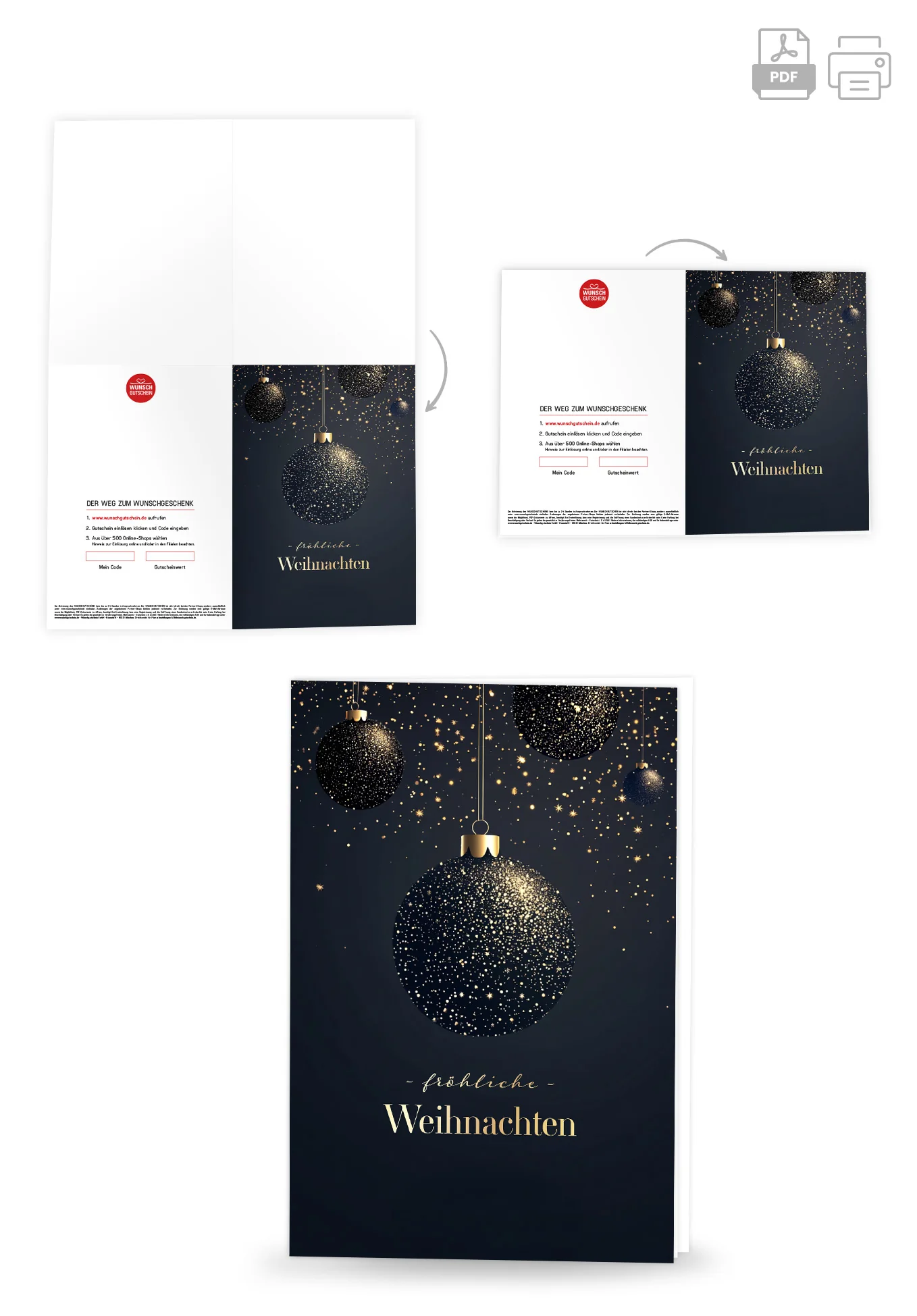 Fröhliche Weihnachten - Christbaumkugeln - Image 4