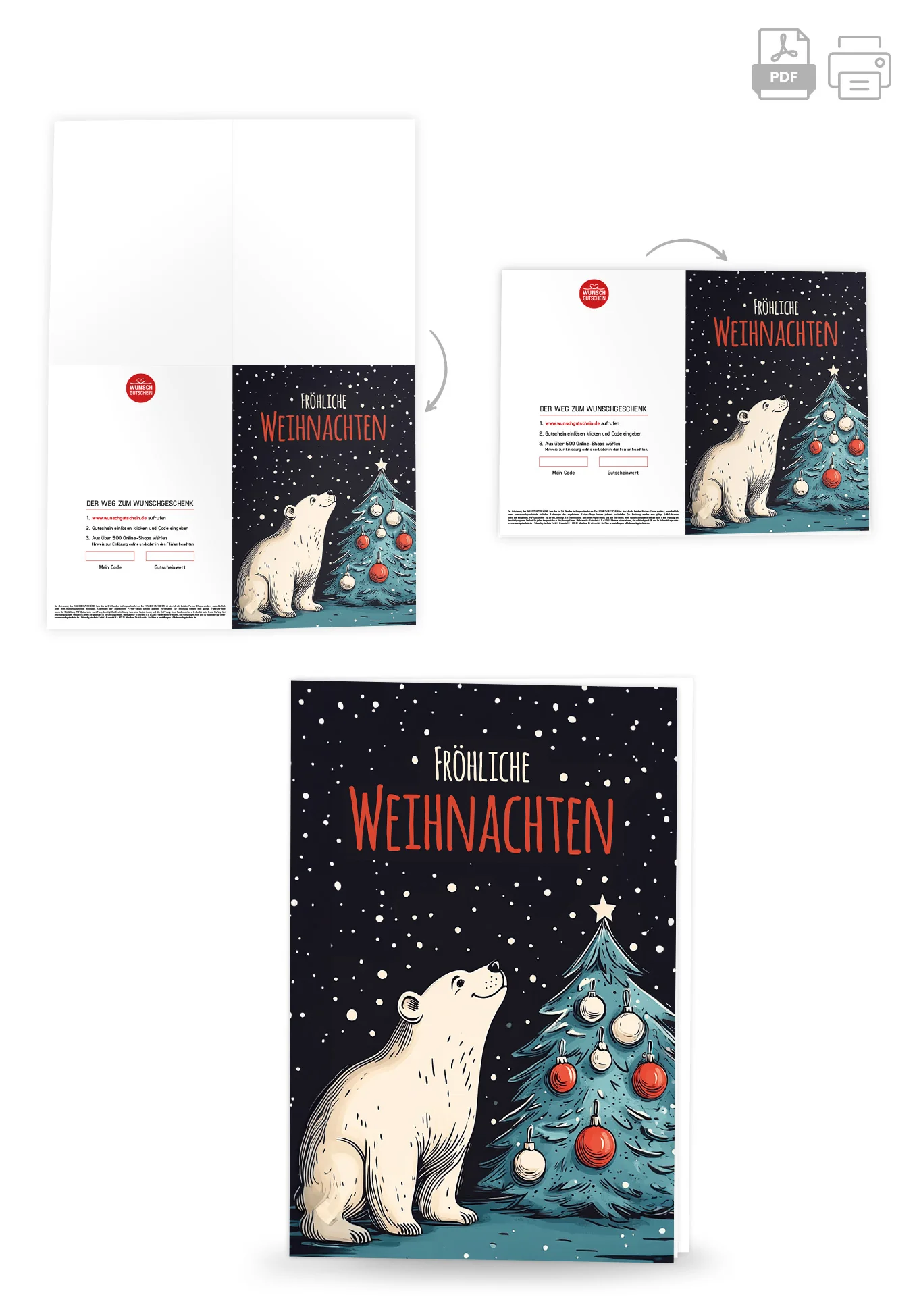 Fröhliche Weihnachten - Eisbär - Image 4