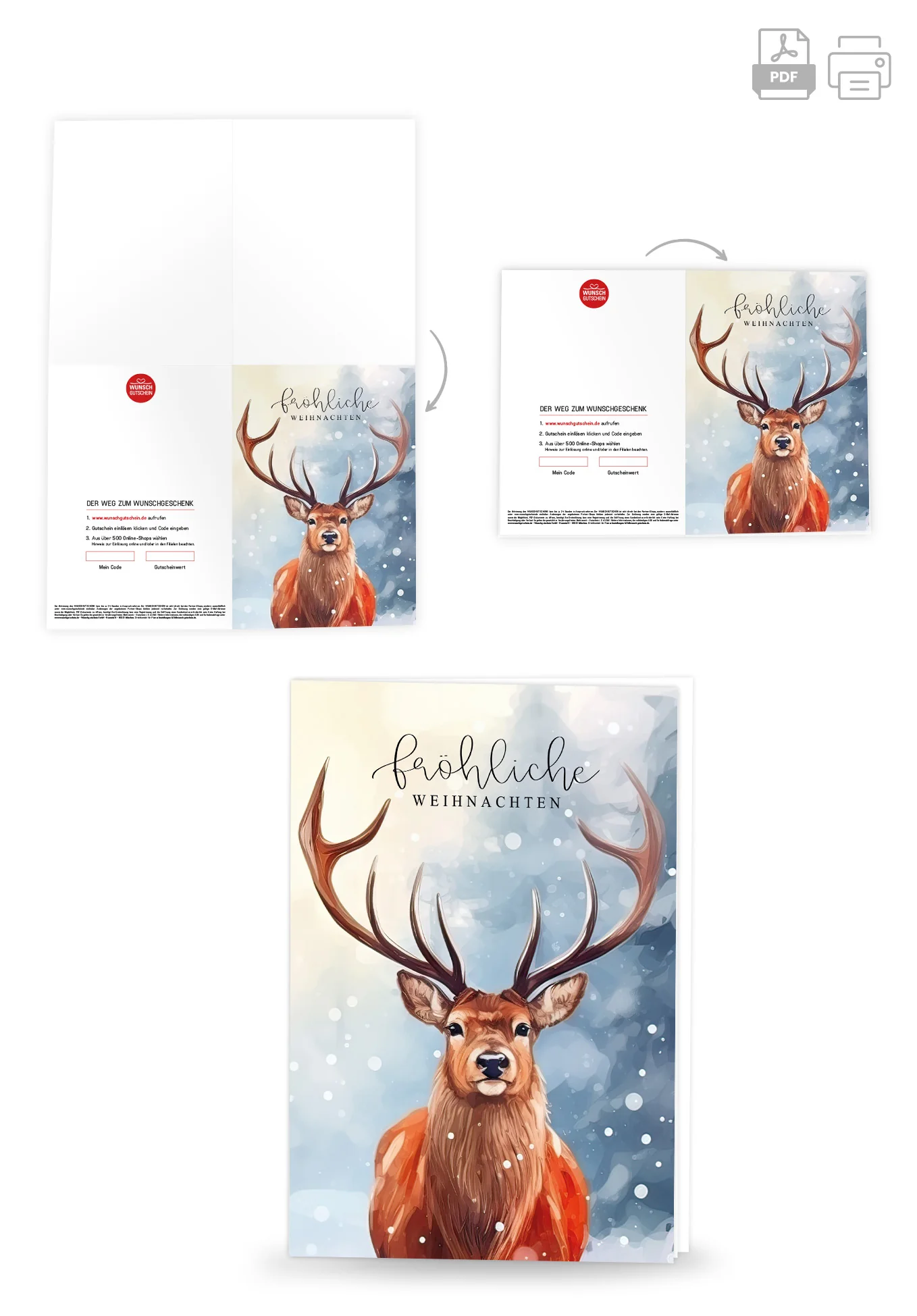 Fröhliche Weihnachten - Hirsch PDF - Image 4
