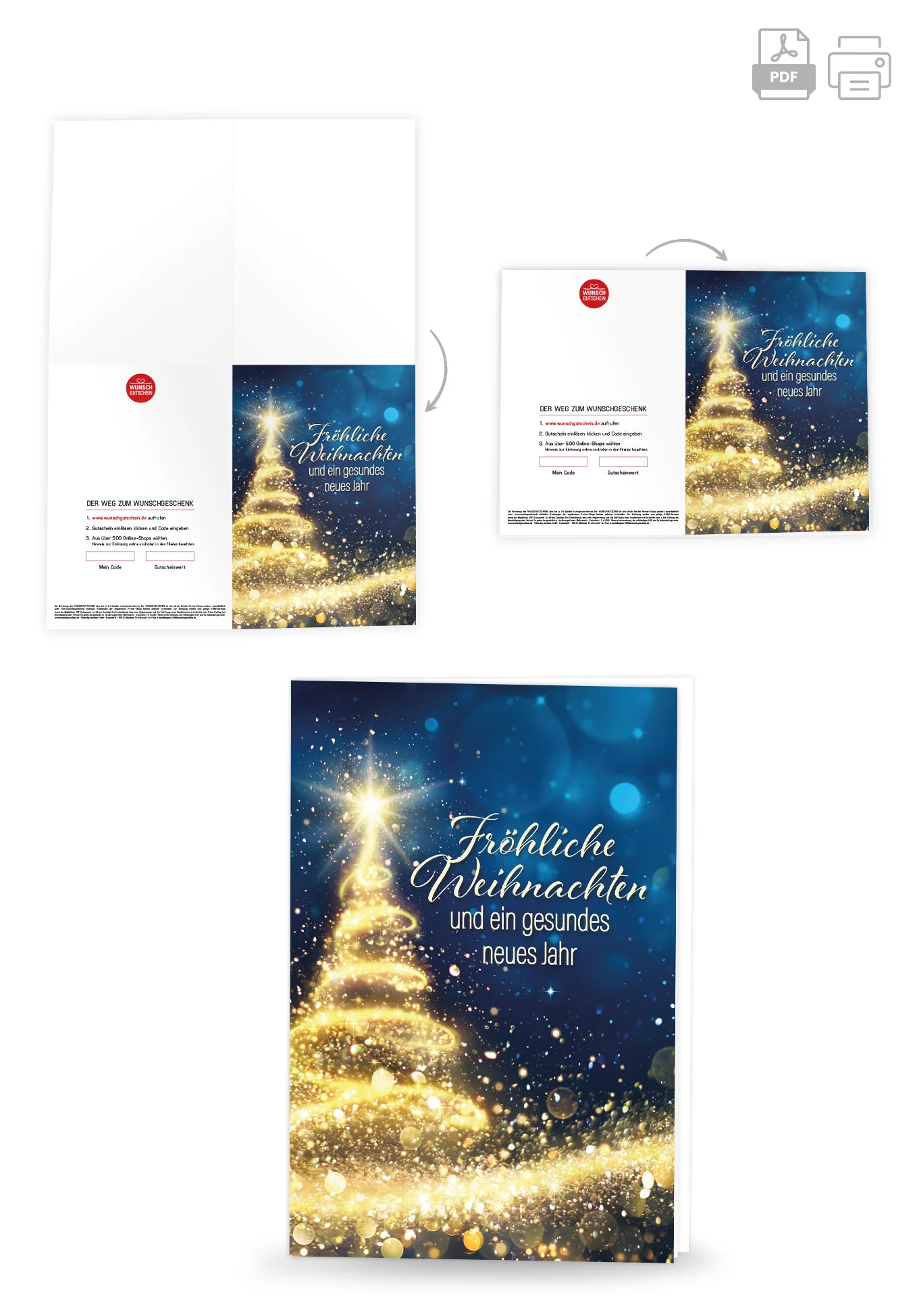 Fröhliche Weihnachten - Tannenbaum PDF - Image 4