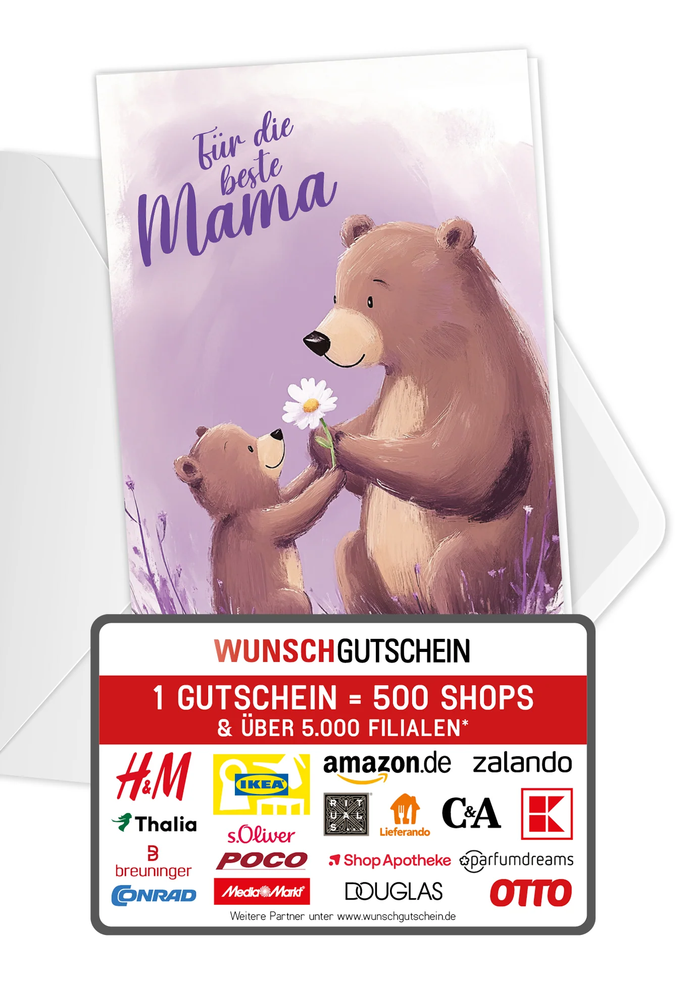 Für die beste Mama - Bären Lila PDF