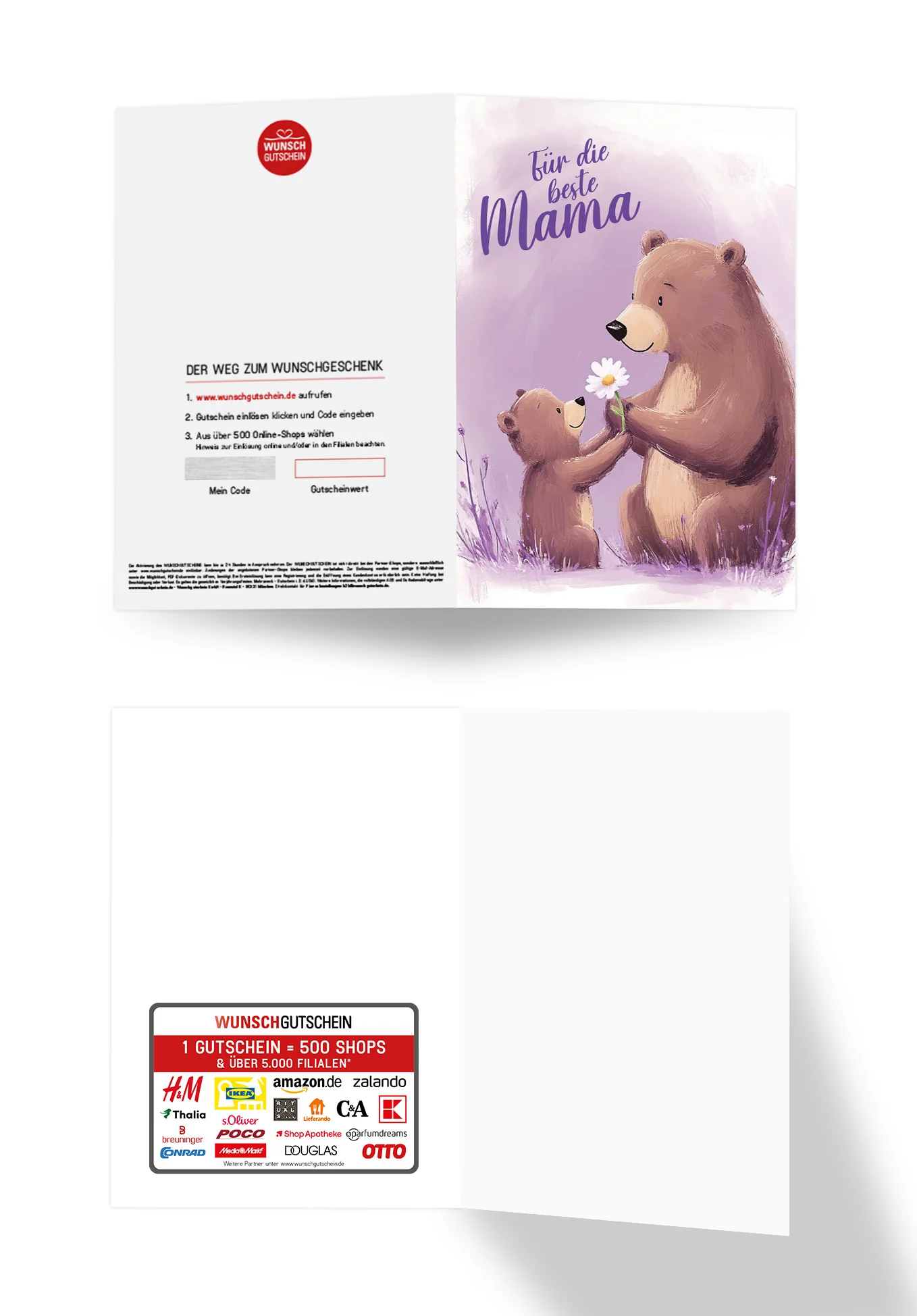 Für die beste Mama - Bären Lila PDF - Image 3