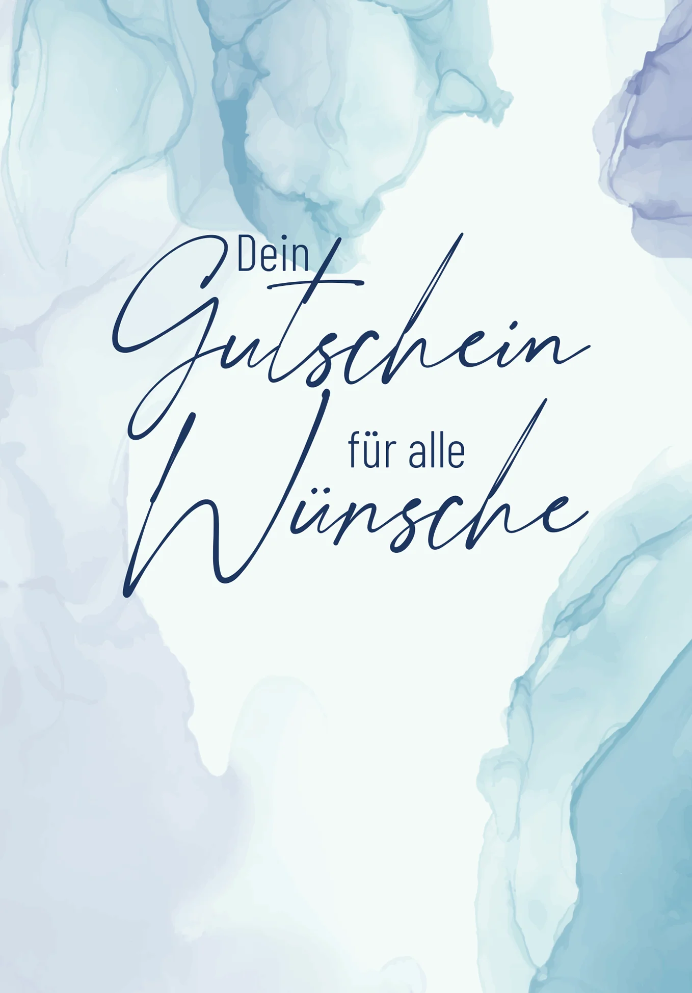 Für alle Wünsche - Aquarell Blau PDF - Image 2