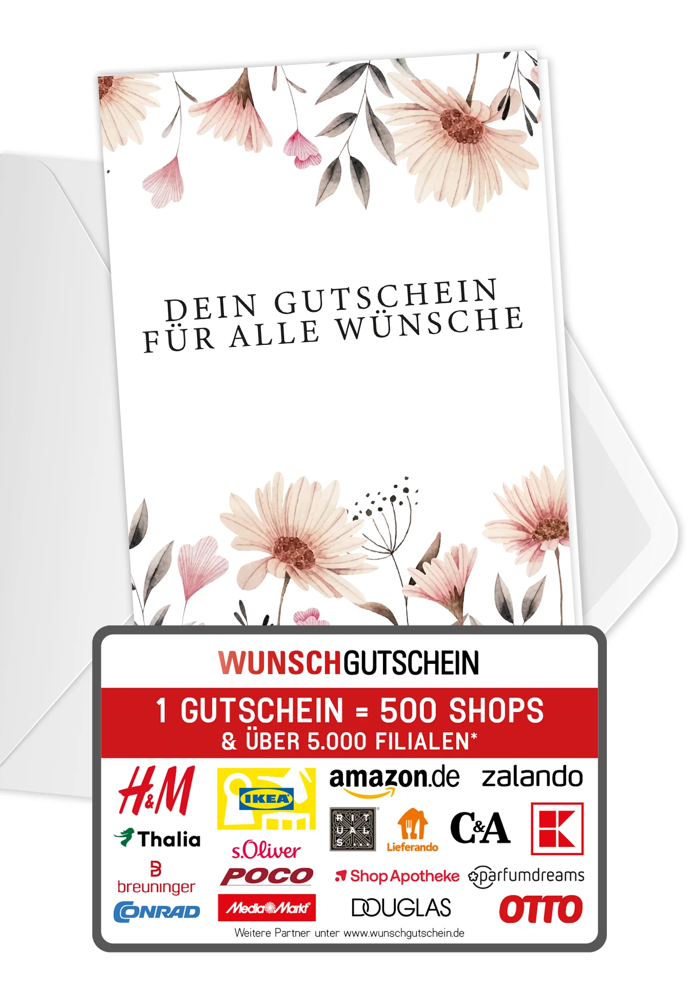 Für alle Wünsche - Blumen weiß