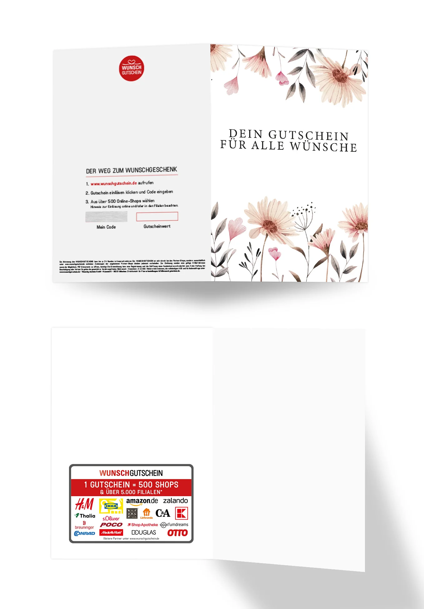 Für alle Wünsche - Blumen weiß - Image 3