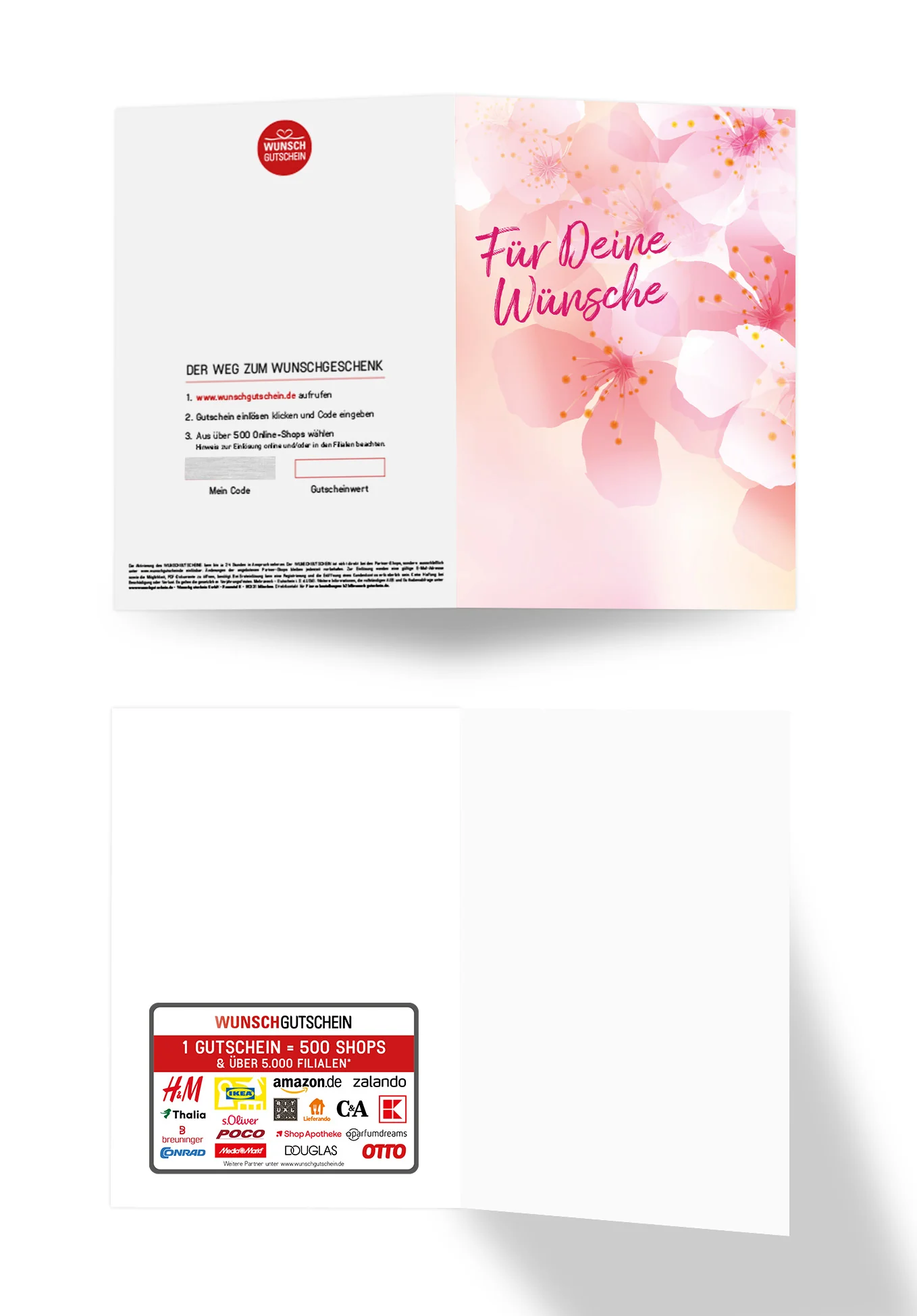 Für deine Wünsche - Blumen Rosa - Image 3