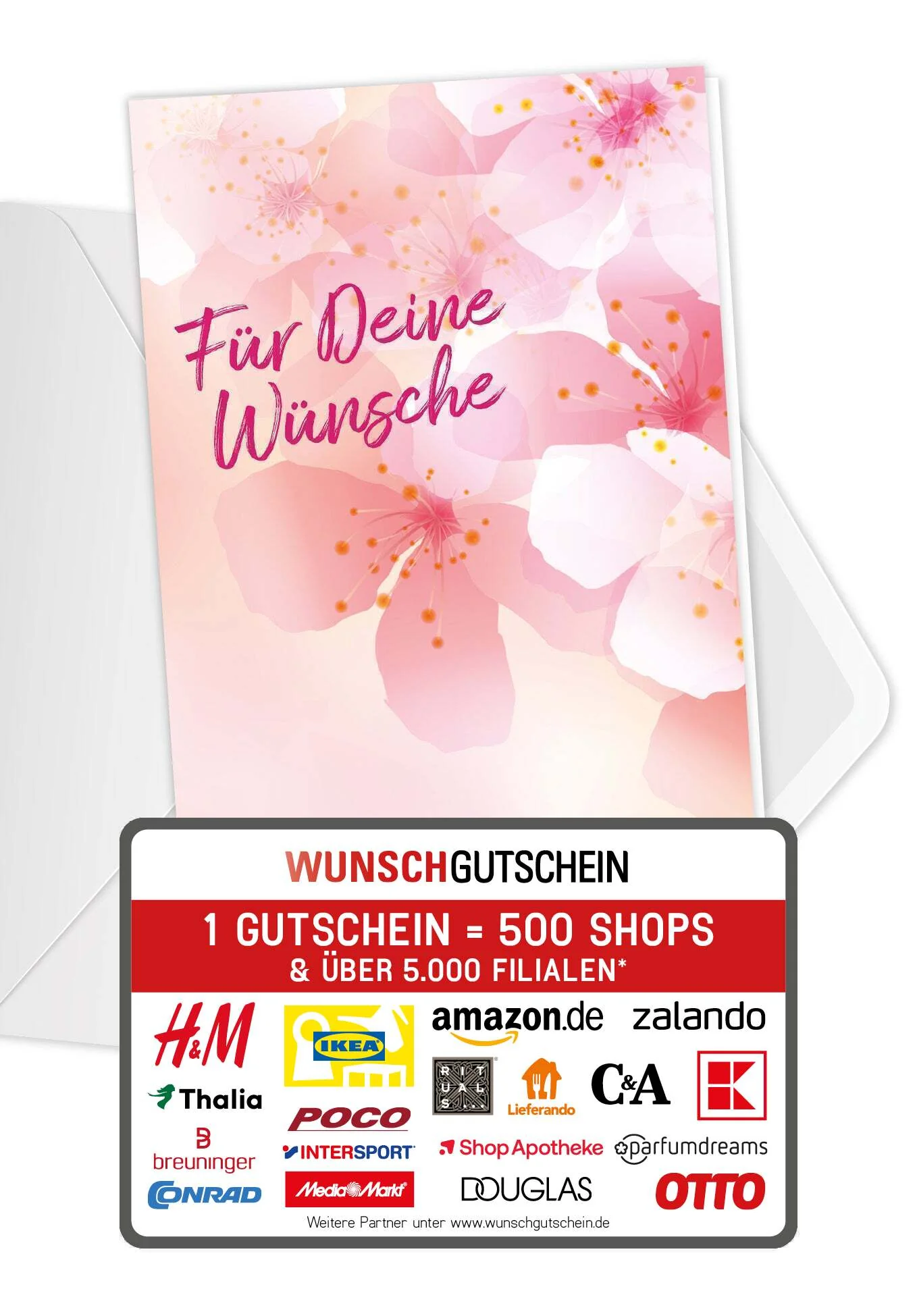 Für deine Wünsche - Blumen Rosa PDF