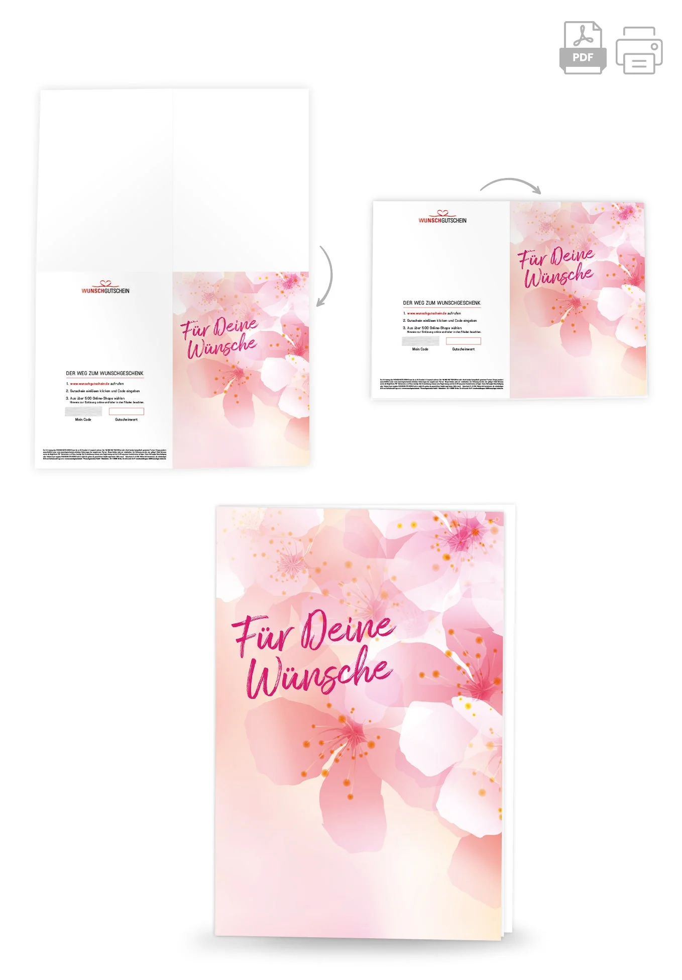 Für deine Wünsche - Blumen Rosa PDF - Image 4