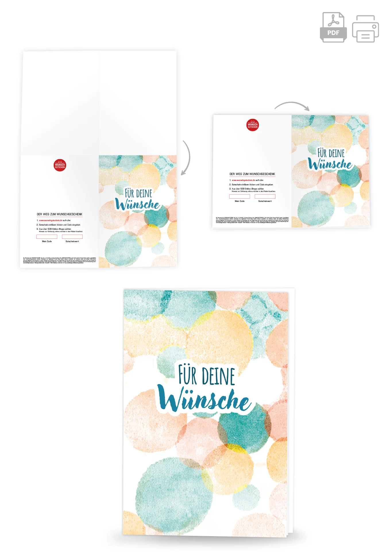 Für deine Wünsche - Bunte Kreise PDF - Image 4