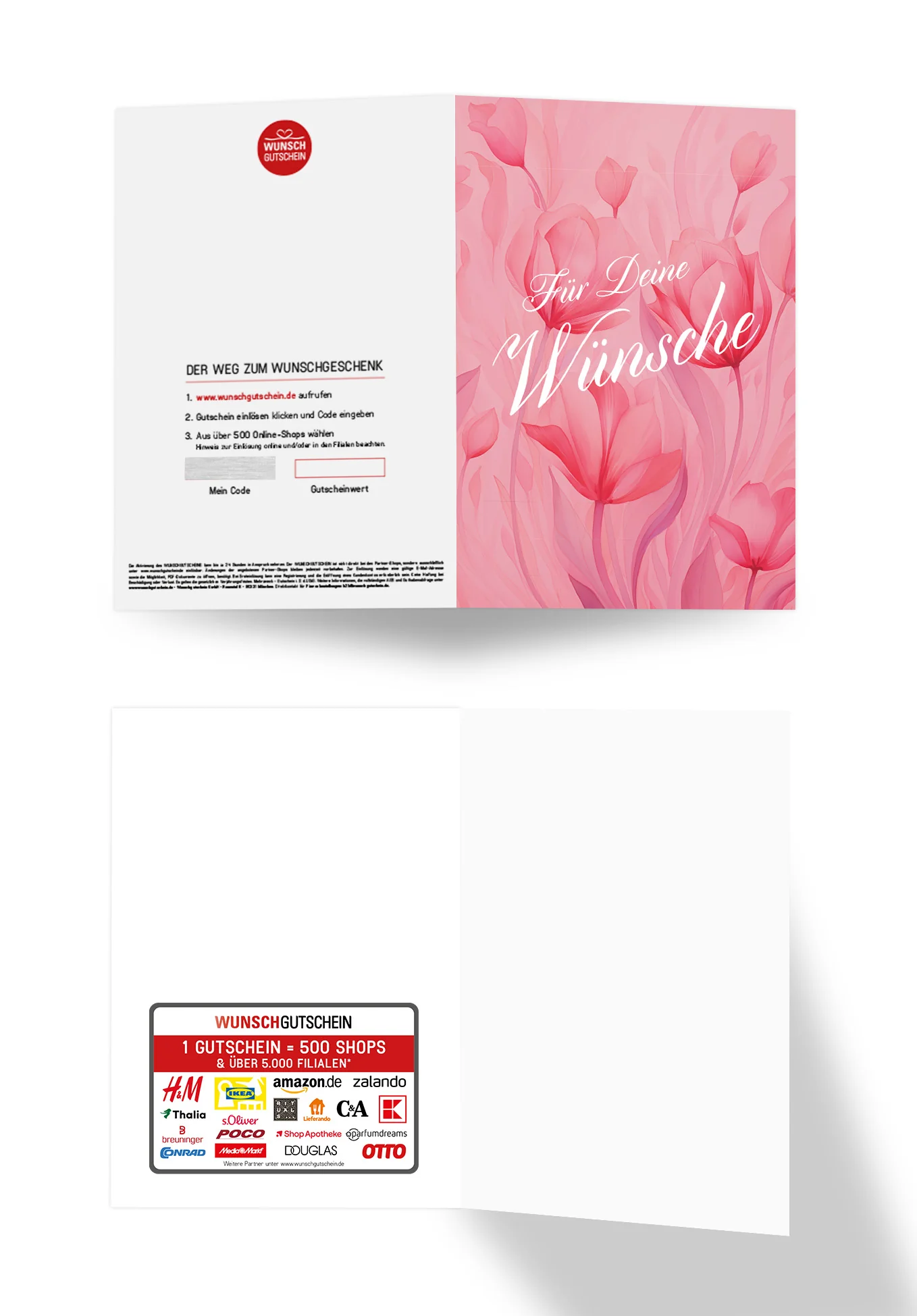 Für deine Wünsche - Pink Blumen - Image 3