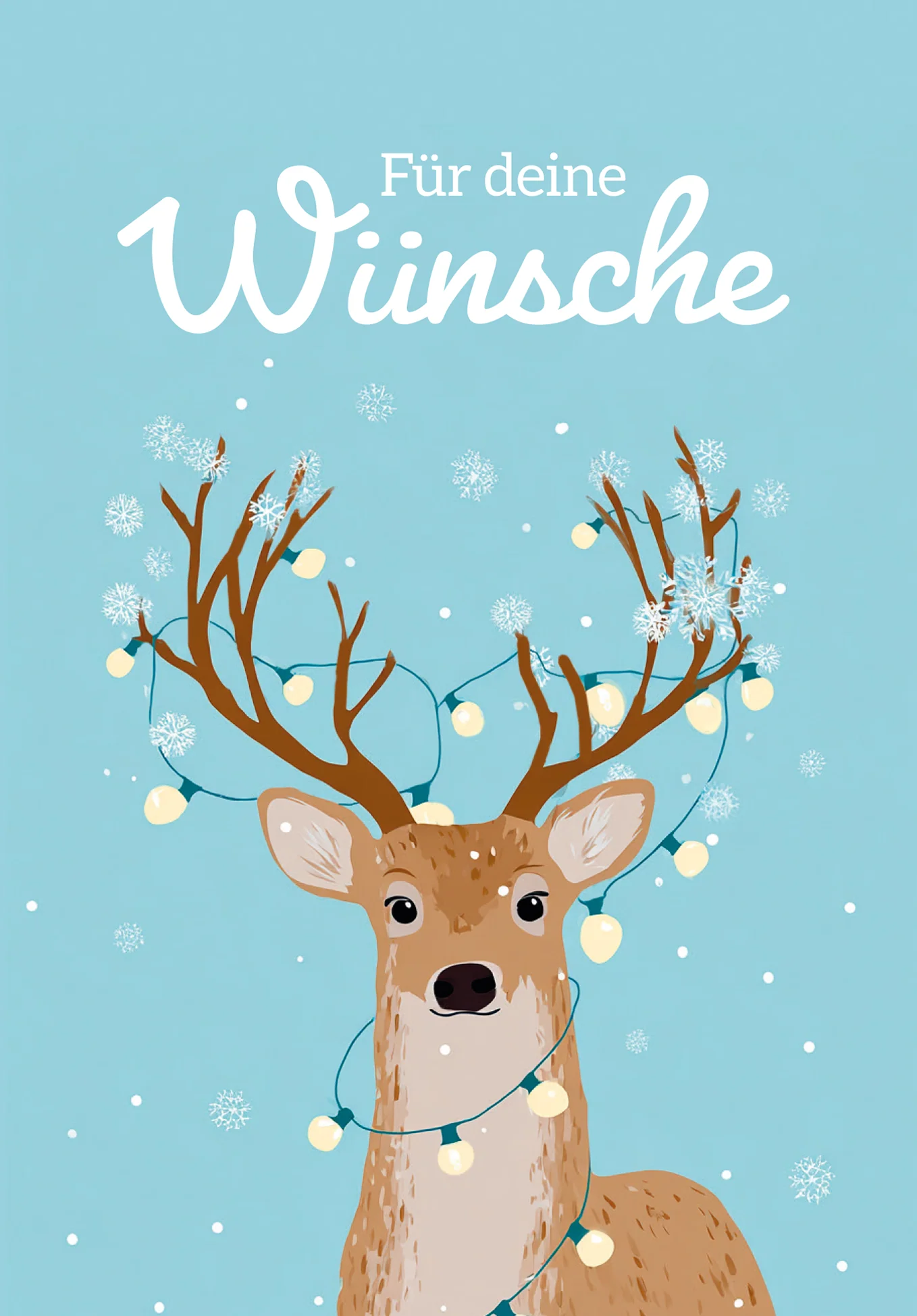 Für deine Wünsche - Rentier Lichterkette - Image 2