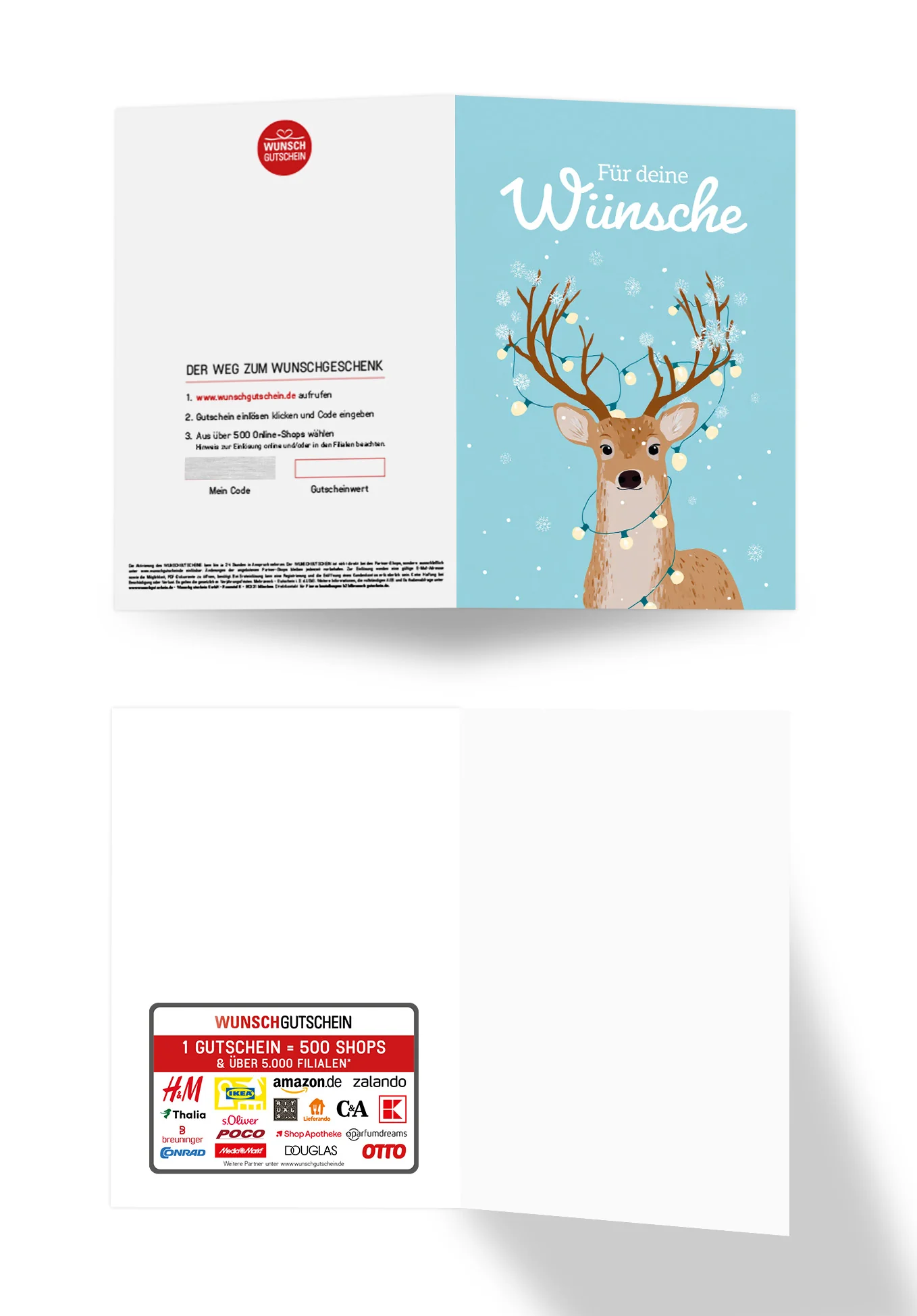 Für deine Wünsche - Rentier Lichterkette - Image 3