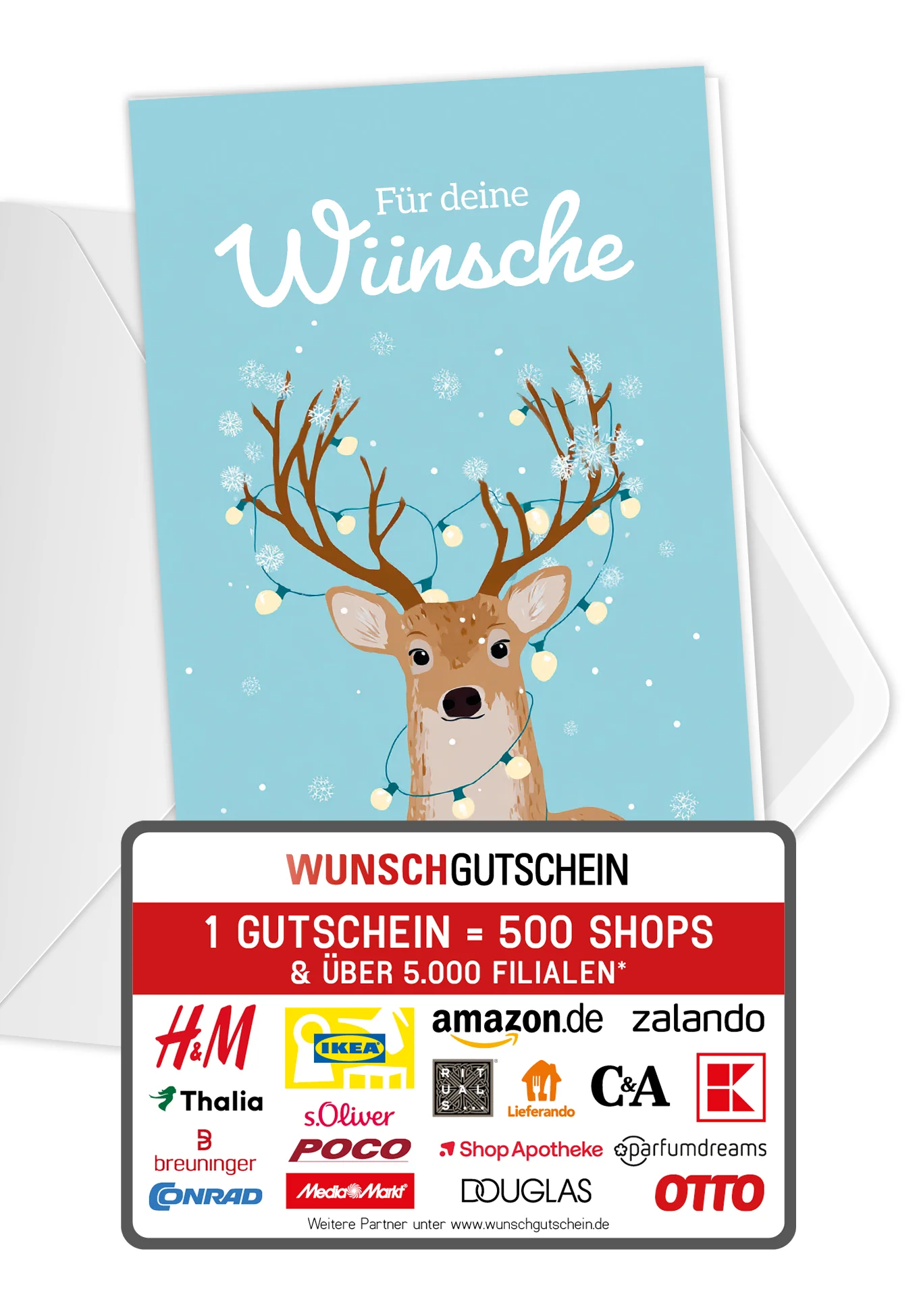 Für deine Wünsche - Rentier Lichterkette PDF