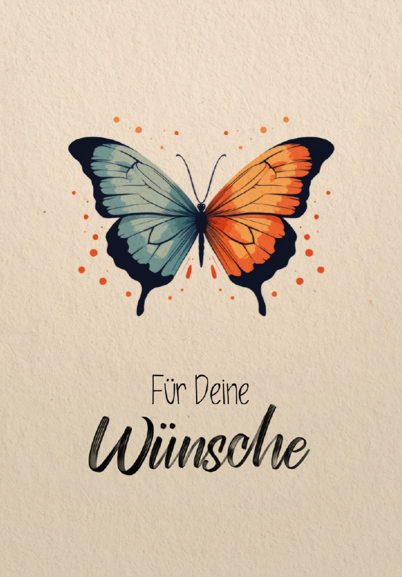 Für deine Wünsche - Schmetterling PDF - Image 2