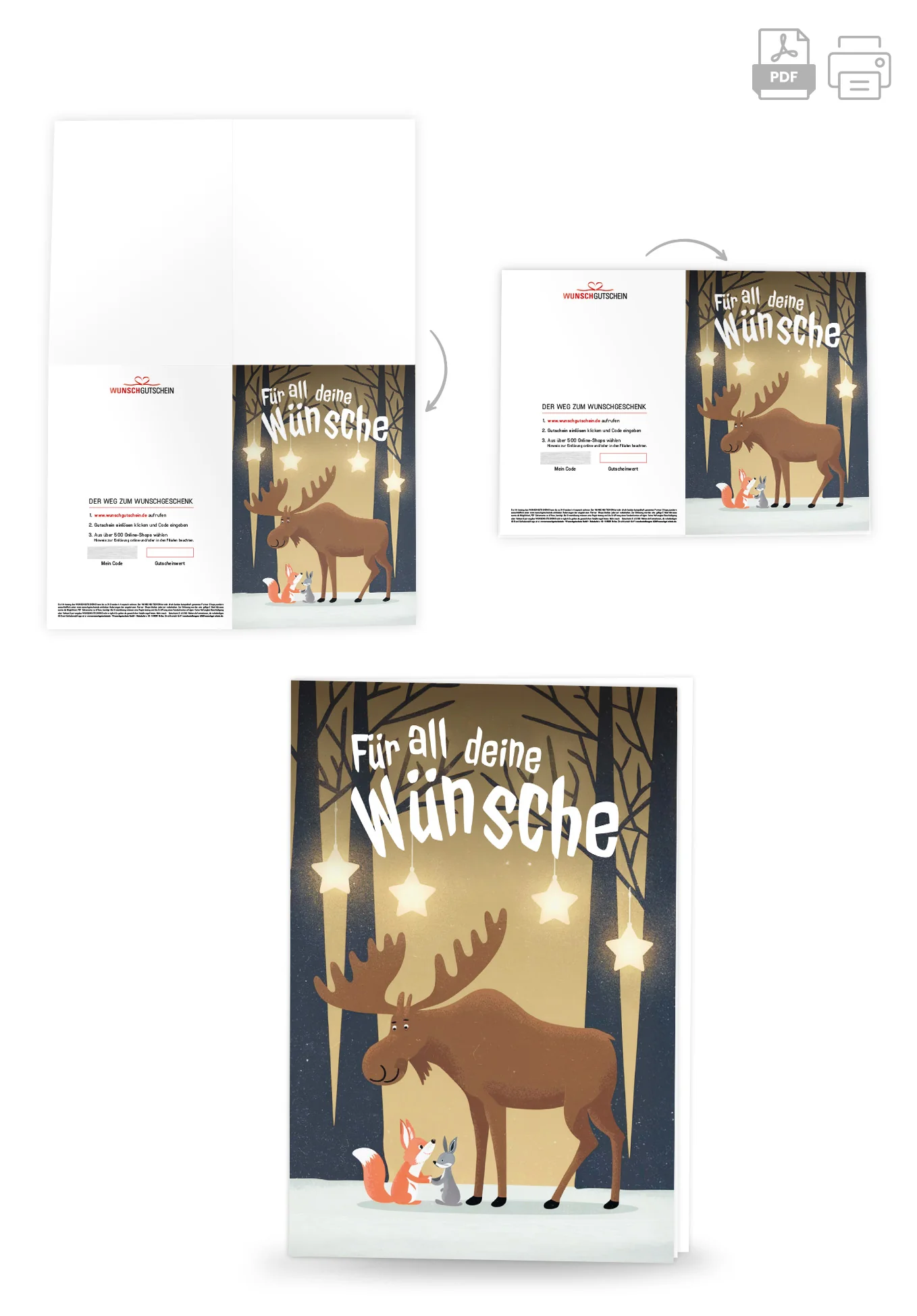Für deine Wünsche - Tiere Wald PDF - Image 4