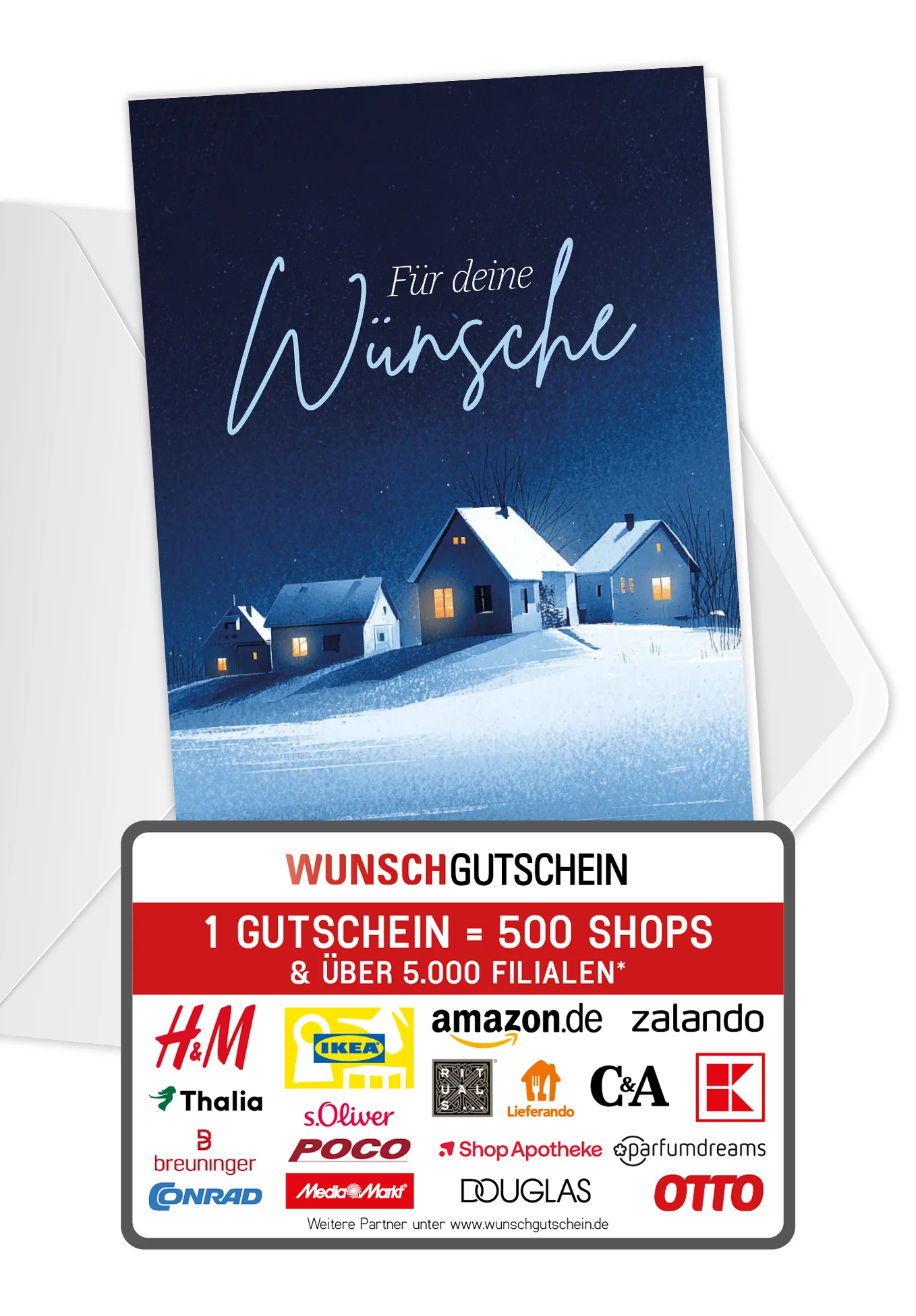 Für deine Wünsche - Winterstadt Blau PDF