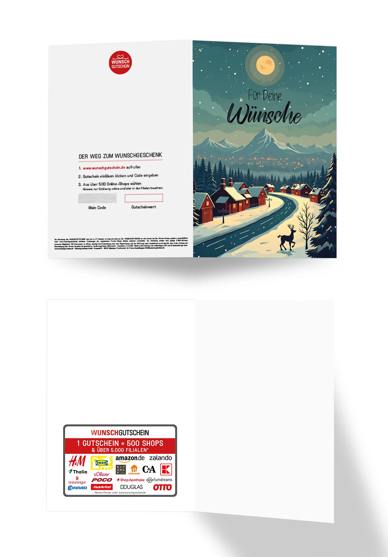 Für deine Wünsche - Winterstadt Rentier PDF - Image 3