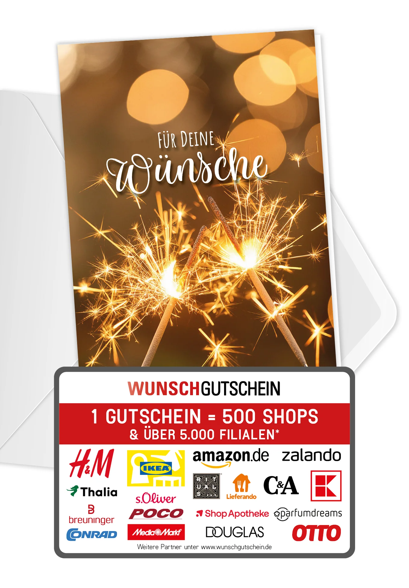 Für deine Wünsche – Wunderkerze