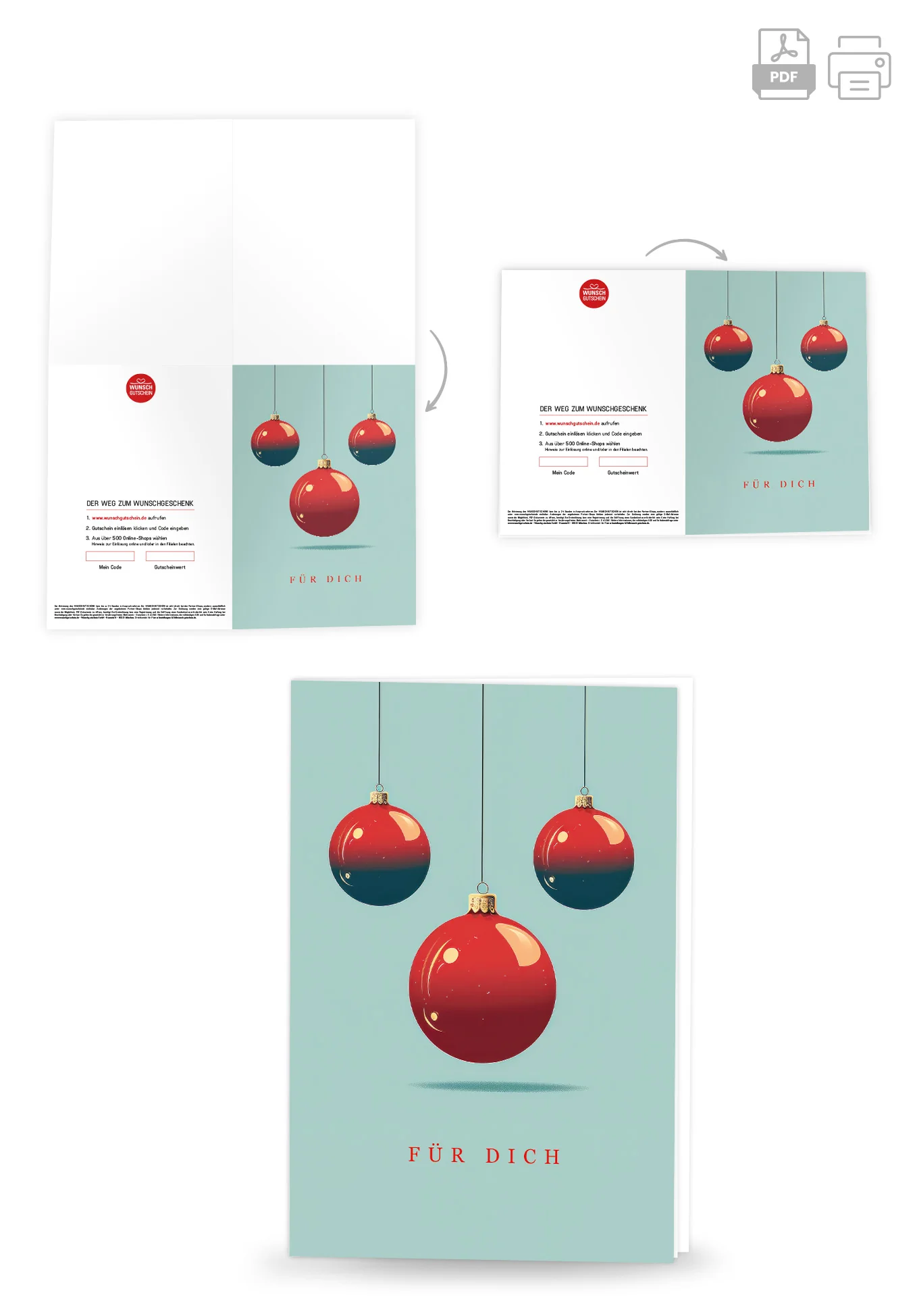 Für Dich - Weihnachtskugeln - Image 4