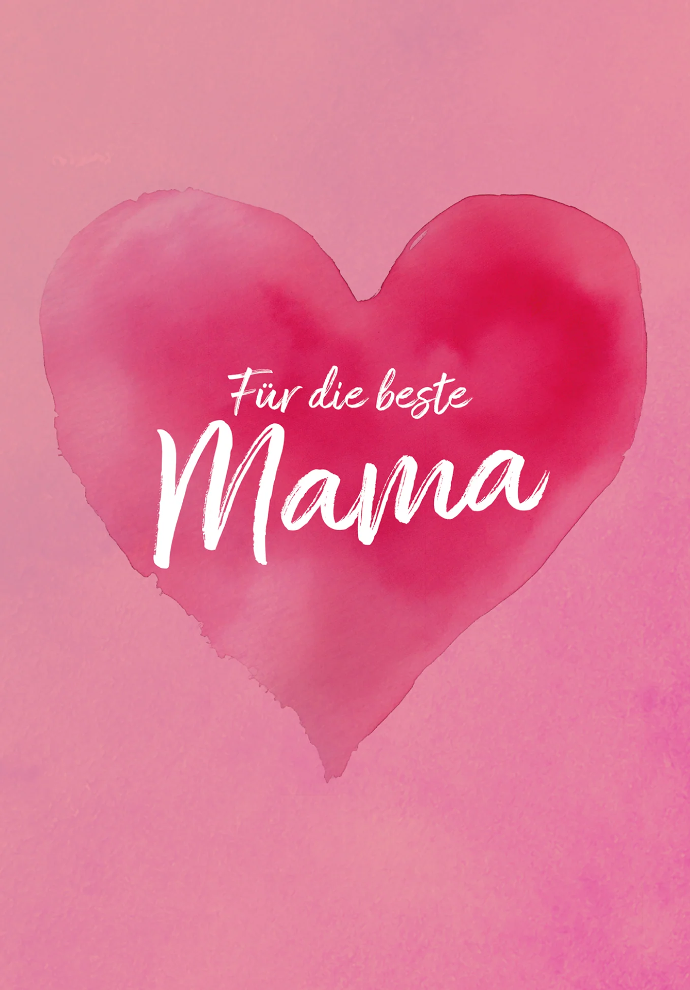 Für die beste Mama - Herz Pink - Image 2