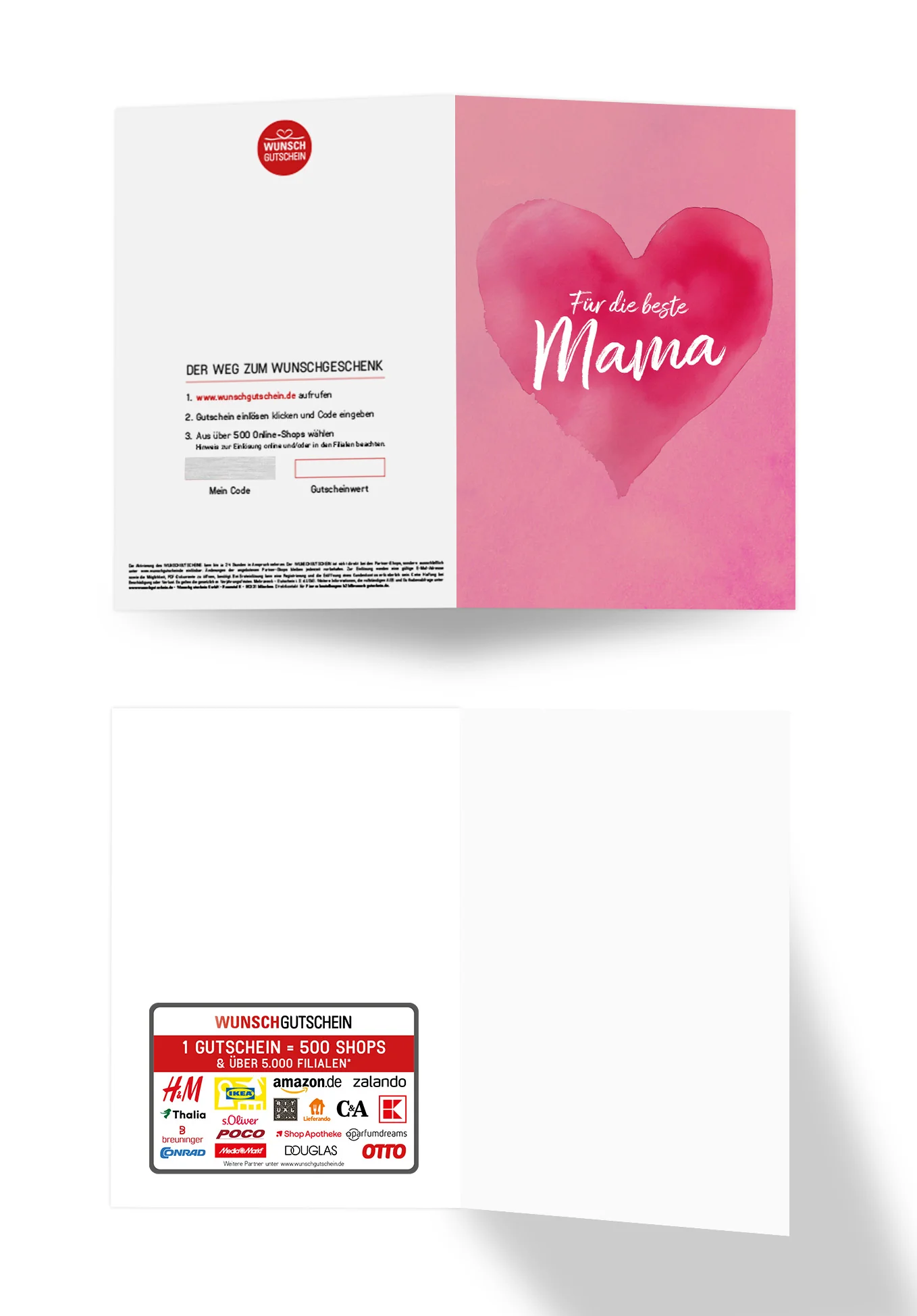 Für die beste Mama - Herz Pink PDF - Image 3