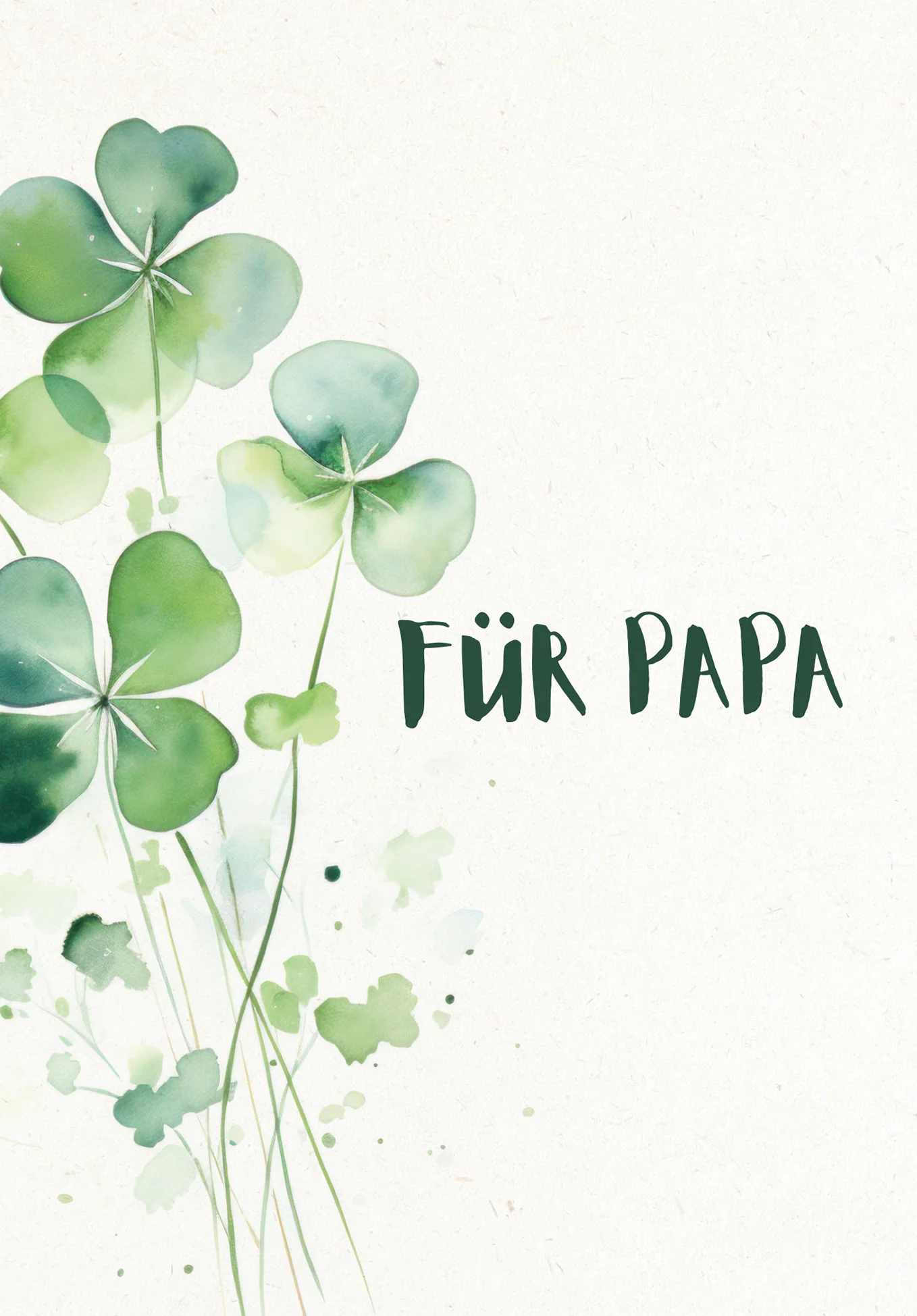 Für Papa - Kleeblatt - Image 2