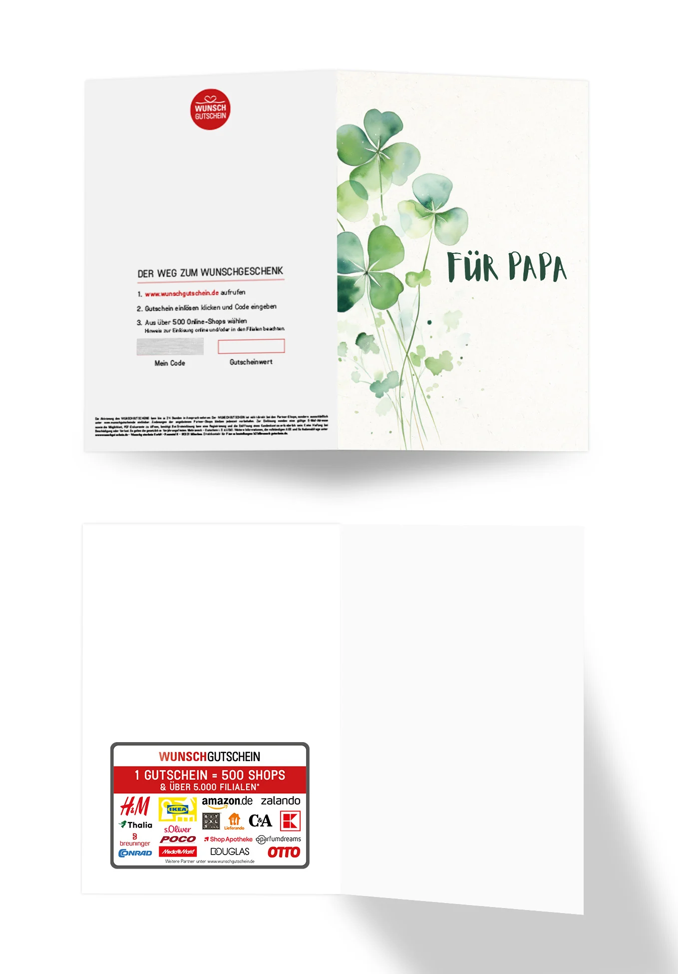 Für Papa - Kleeblatt - Image 3