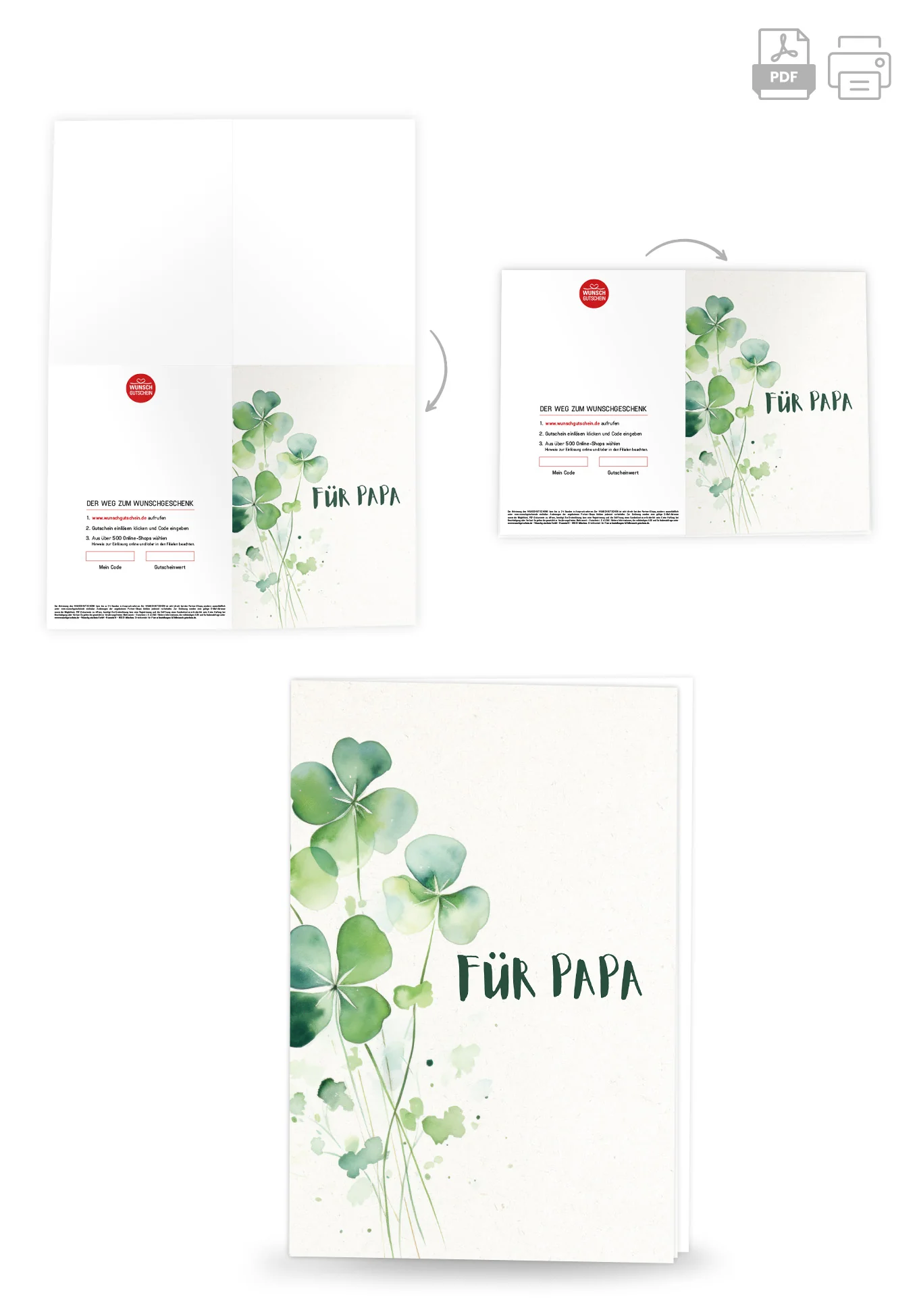 Für Papa - Kleeblatt PDF - Image 4