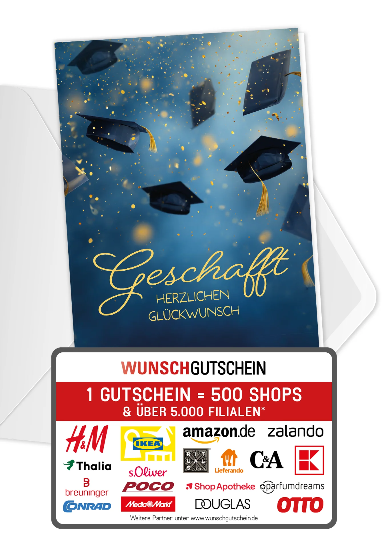 Geschafft - Hüte Blau Gold