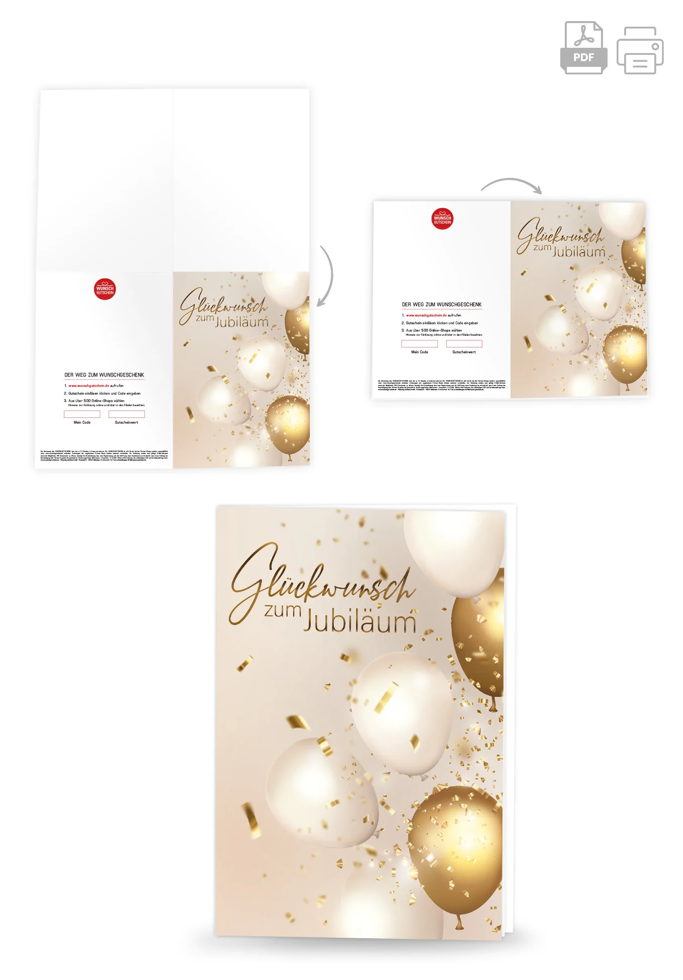 Glückwunsch zum Jubiläum - Gold - Image 4