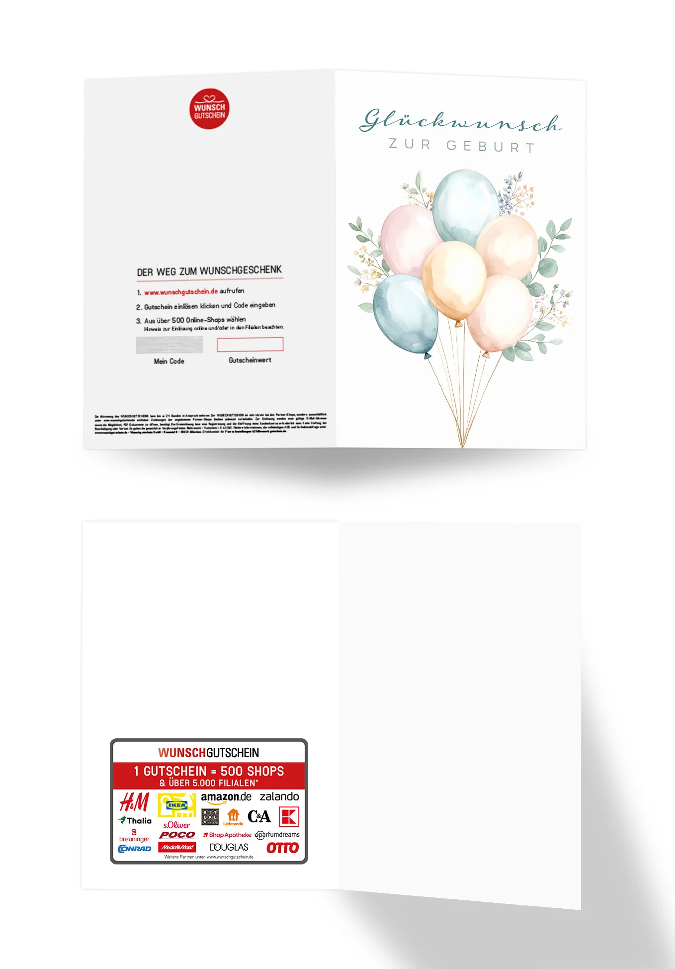 Glückwunsch zur Geburt - Ballons - Image 3