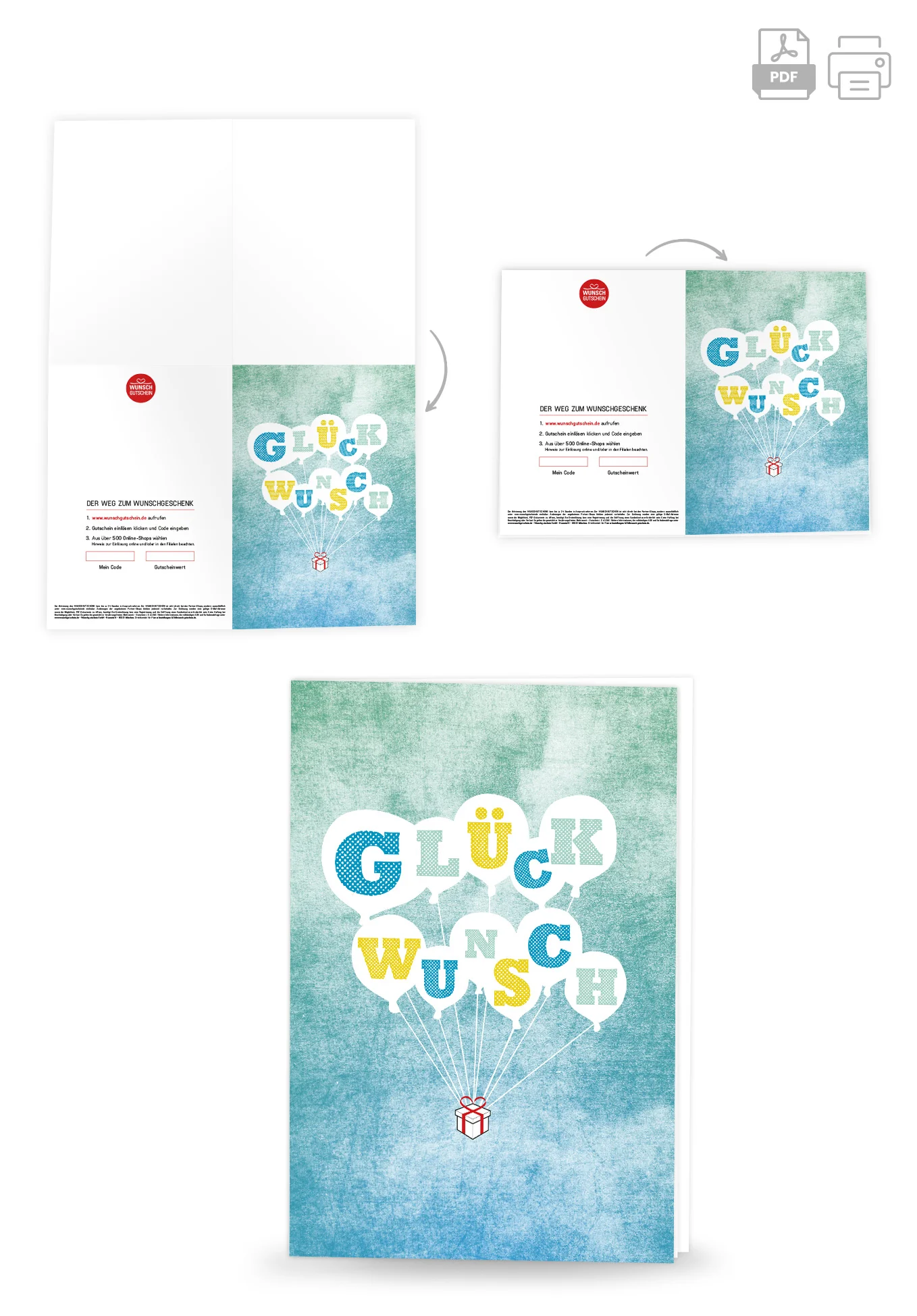 Glückwunsch - Ballon-Paket - Image 4
