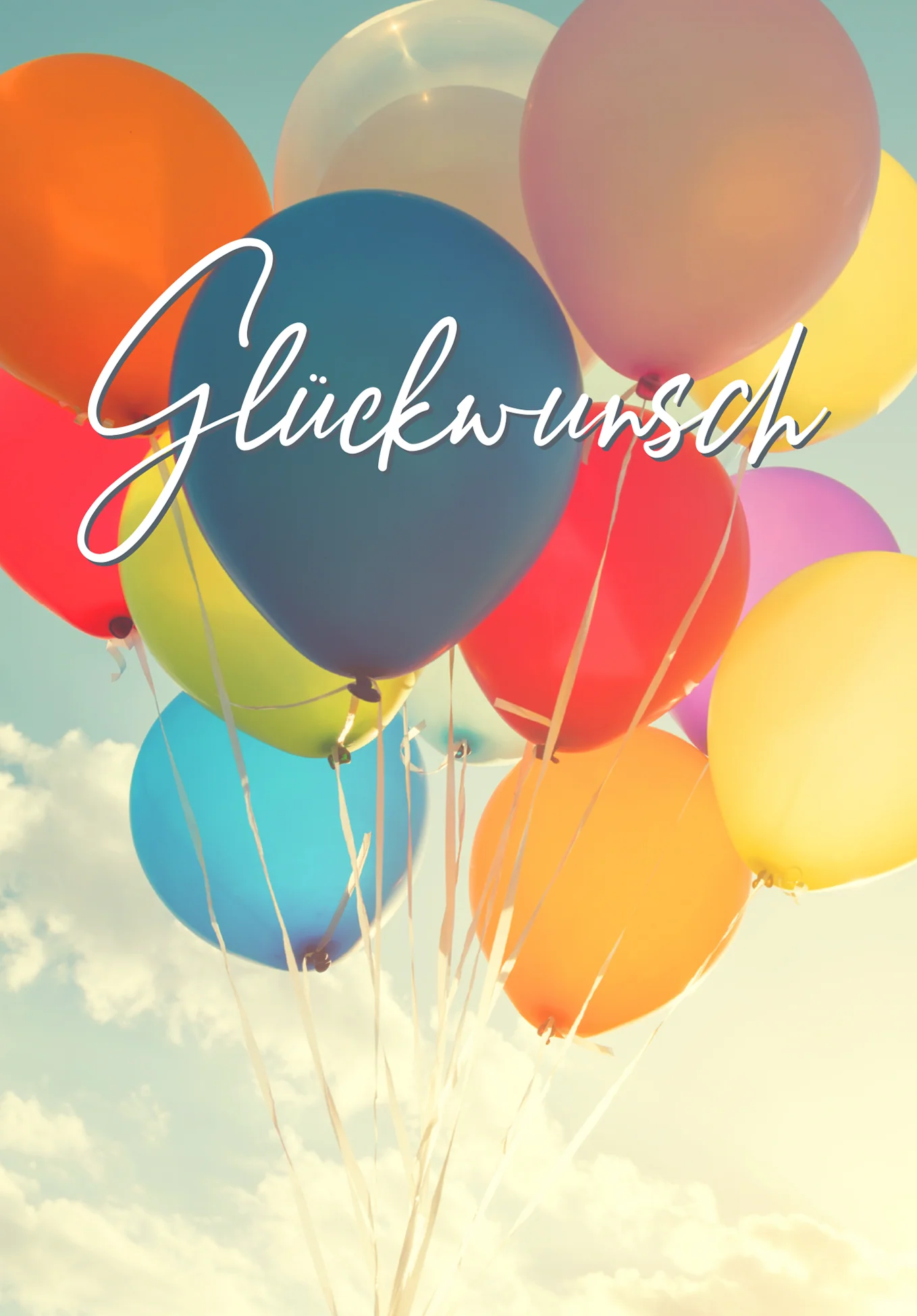 Glückwunsch - Bunte Ballons PDF - Image 2