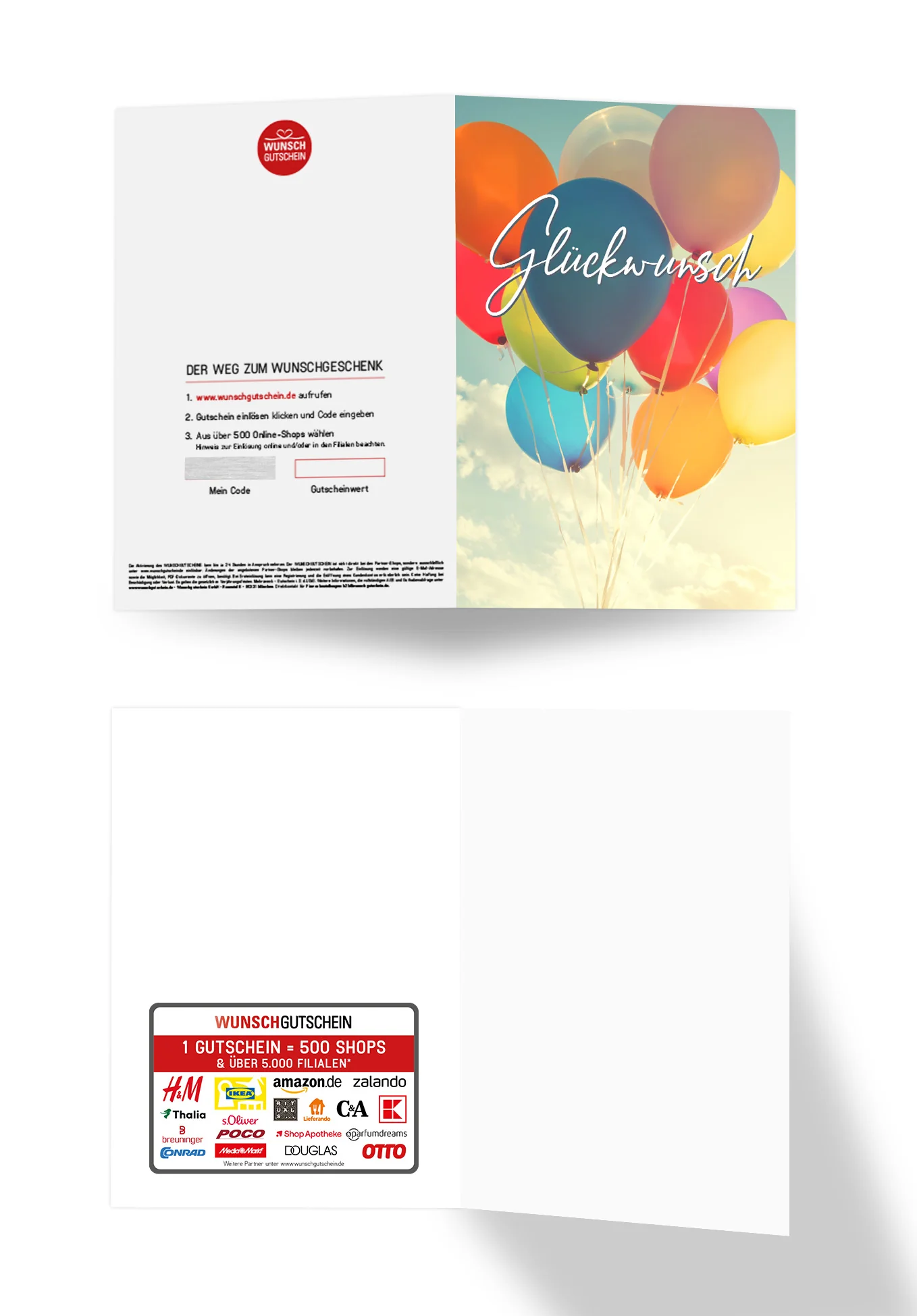 Glückwunsch - Bunte Ballons PDF - Image 3