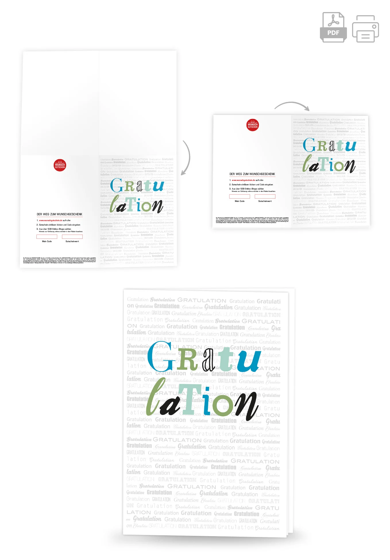 Gratulation - Grau - Image 4