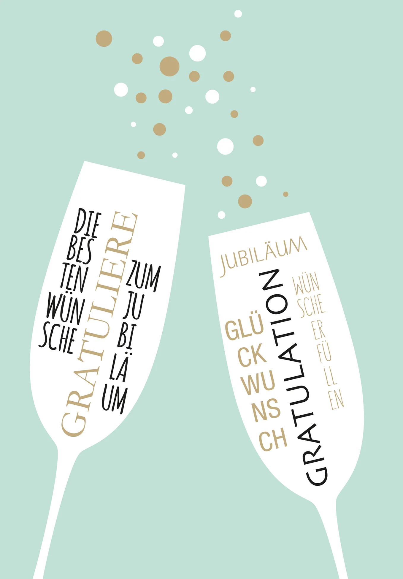 Gratulation - Jubiläum Grün - Image 2