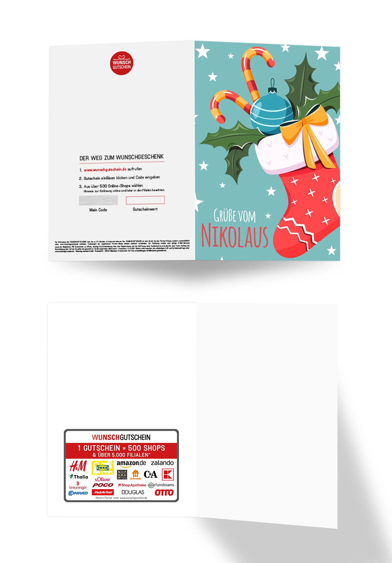 Grüße vom Nikolaus - Strumpf - Image 3